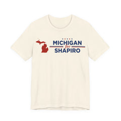 Michigan for Josh Shapiro for President Campaign T-Shirt 2028