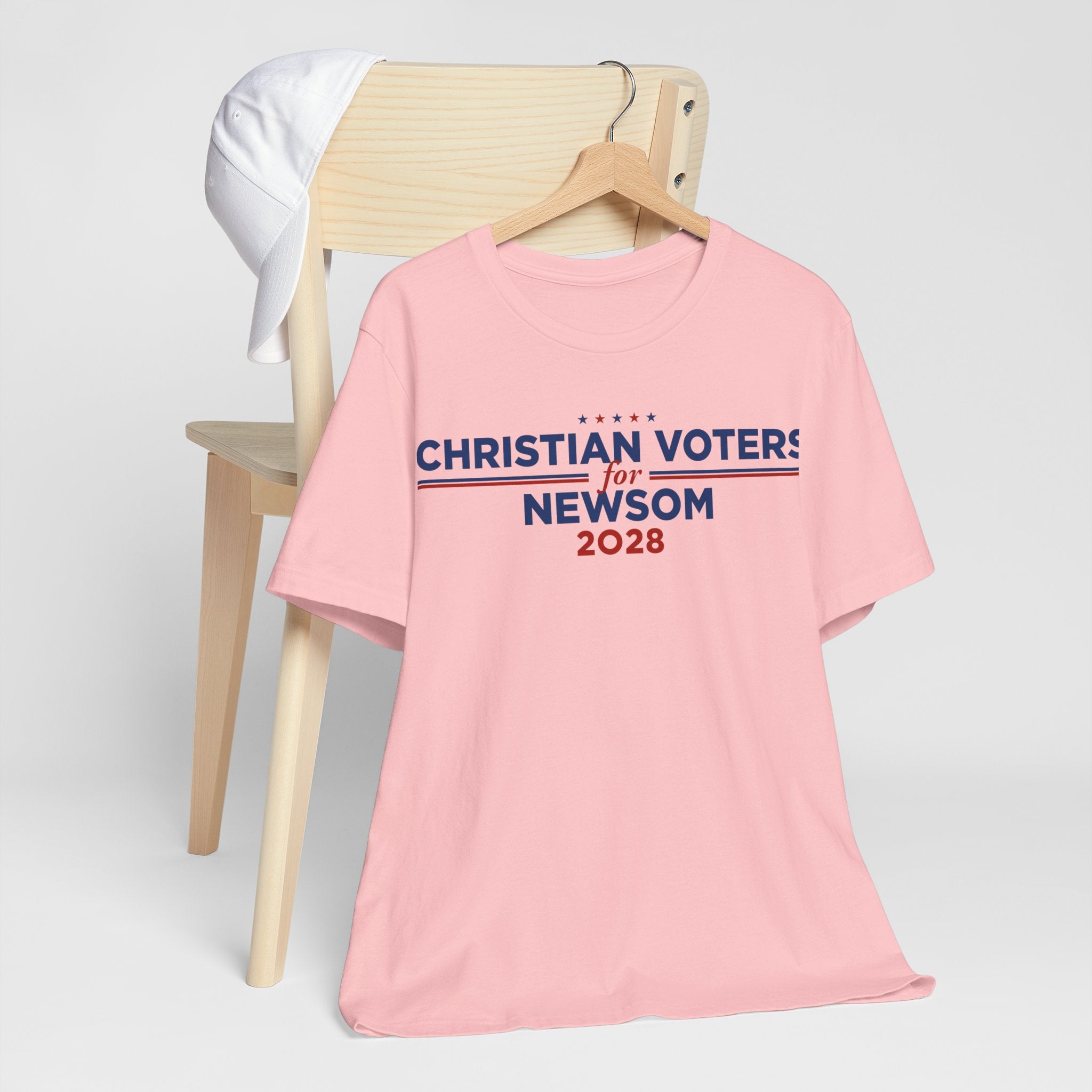 Christian Voters for Gavin Newsom for President Campaign T-Shirt 2028