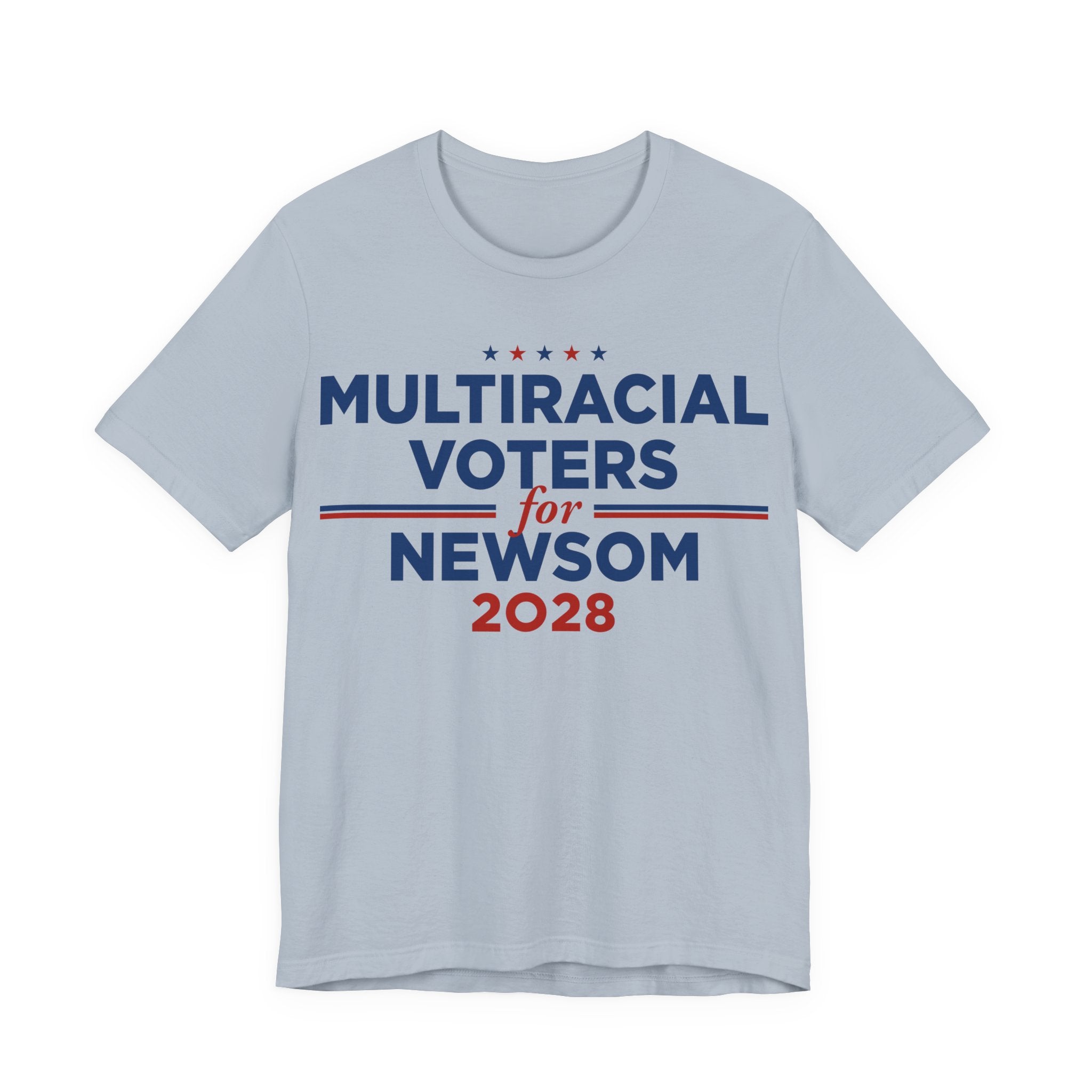 Multiracial Voters for Gavin Newsom for President Campaign T-Shirt 2028