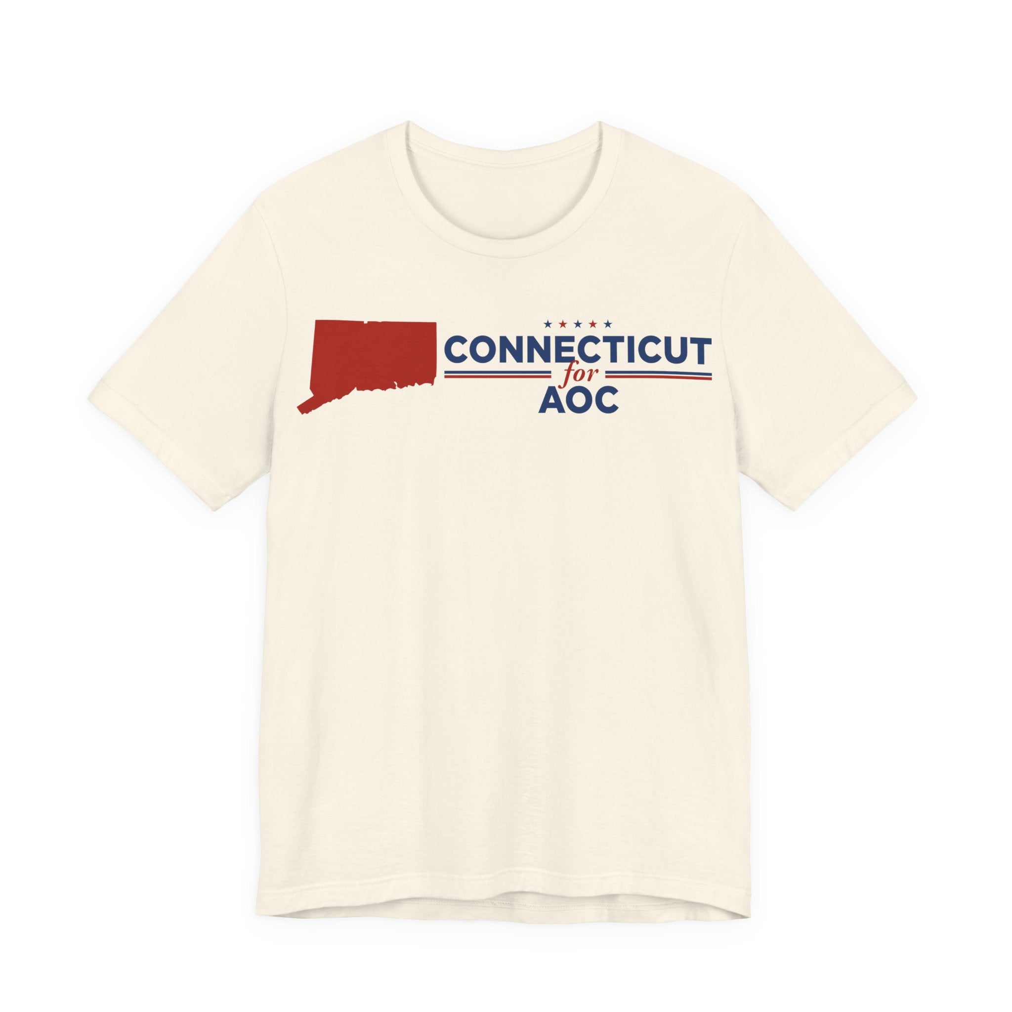 Connecticut for AOC for President Campaign T-Shirt 2028