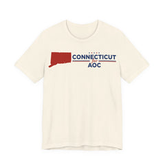 Connecticut for AOC for President Campaign T-Shirt 2028