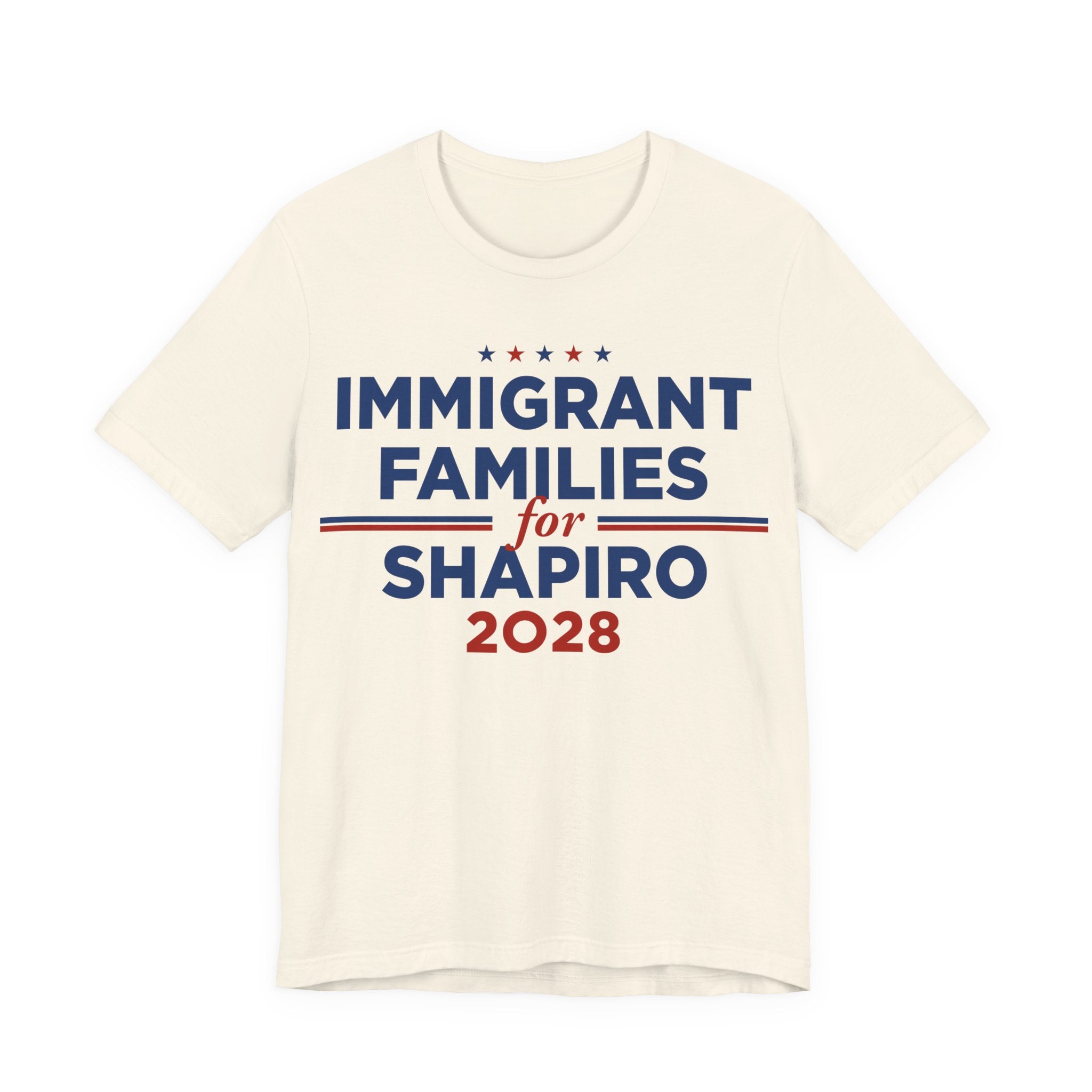 Immigrant Families for Josh Shapiro for President Campaign T-Shirt 2028
