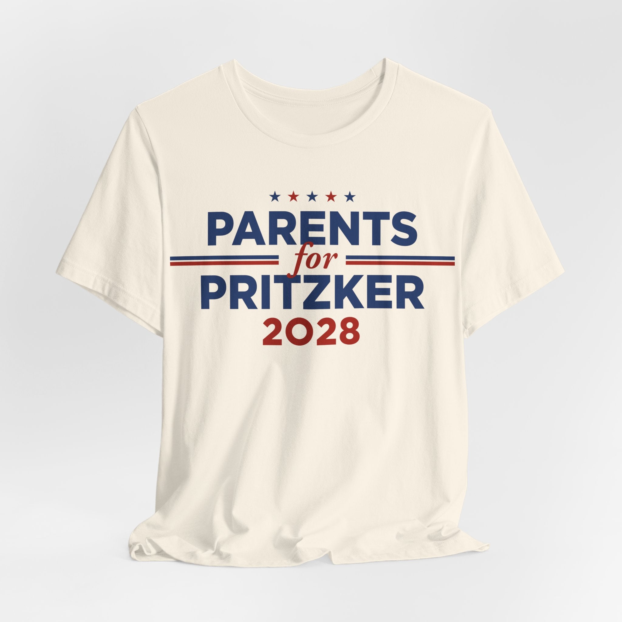 Parents for J.B. Pritzker for President Campaign T-Shirt 2028