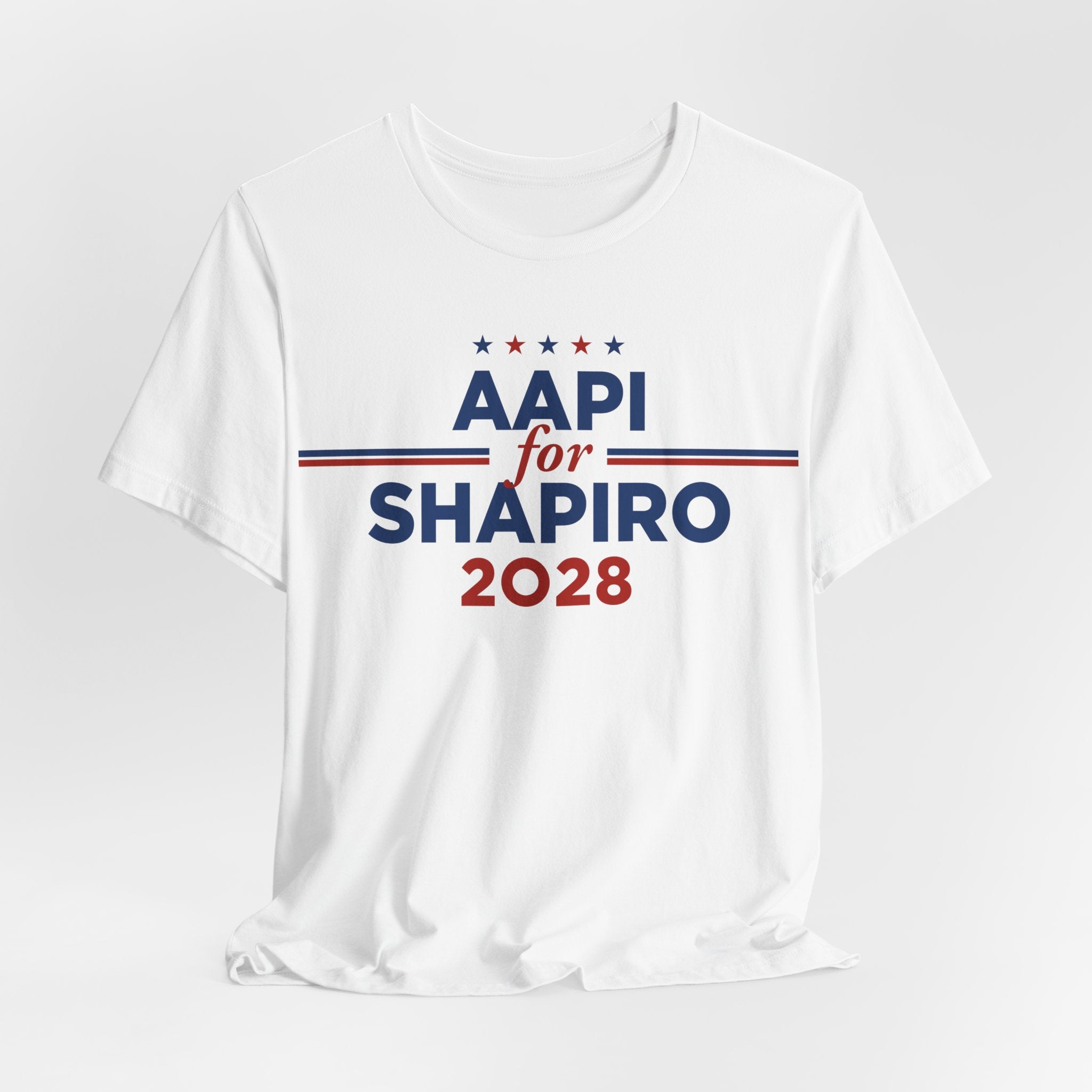 AAPI Asian American and Pacific Islander for Josh Shapiro Campaign T-Shirt for President 2028