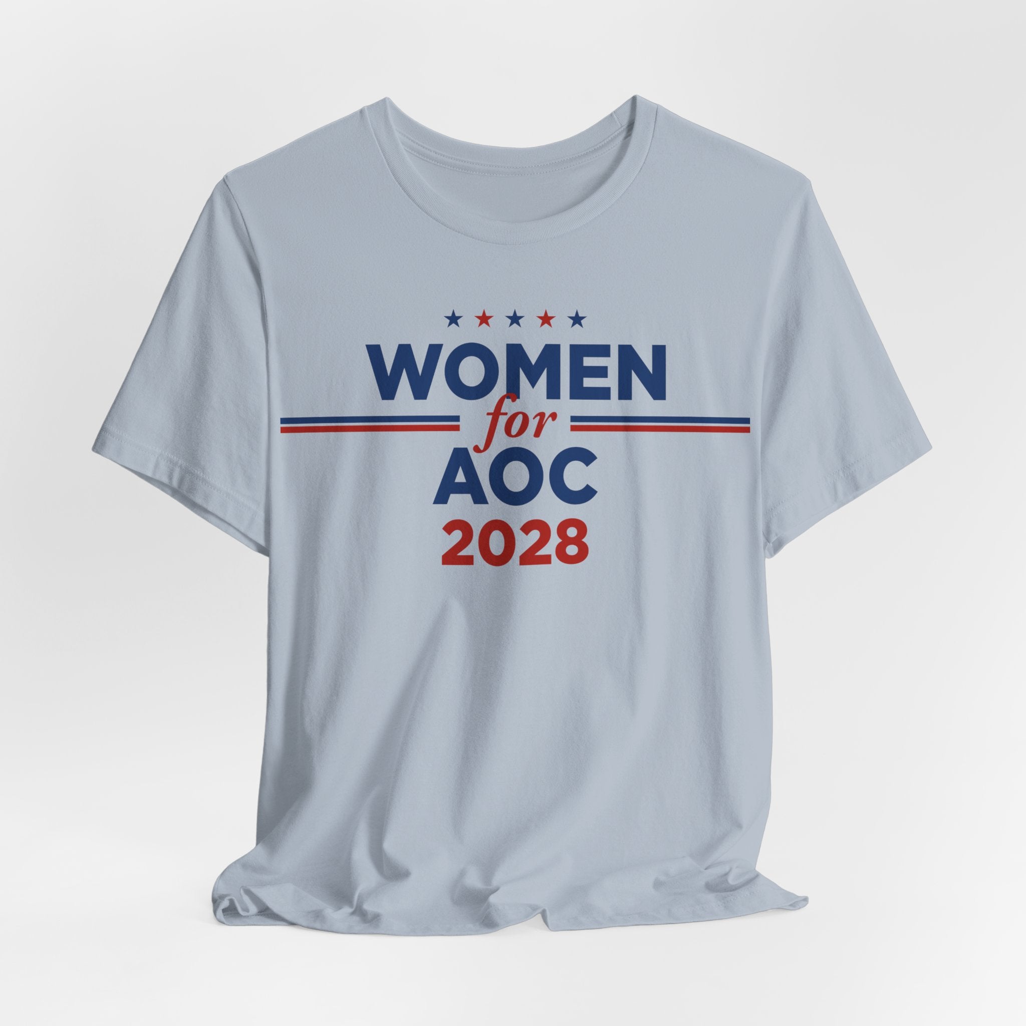 Women for AOC for President Campaign T-Shirt 2028
