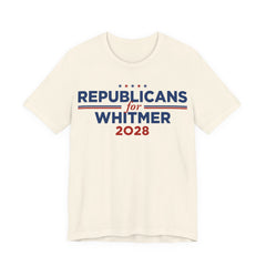 Republicans for Gretchen Whitmer for President Campaign T-Shirt 2028
