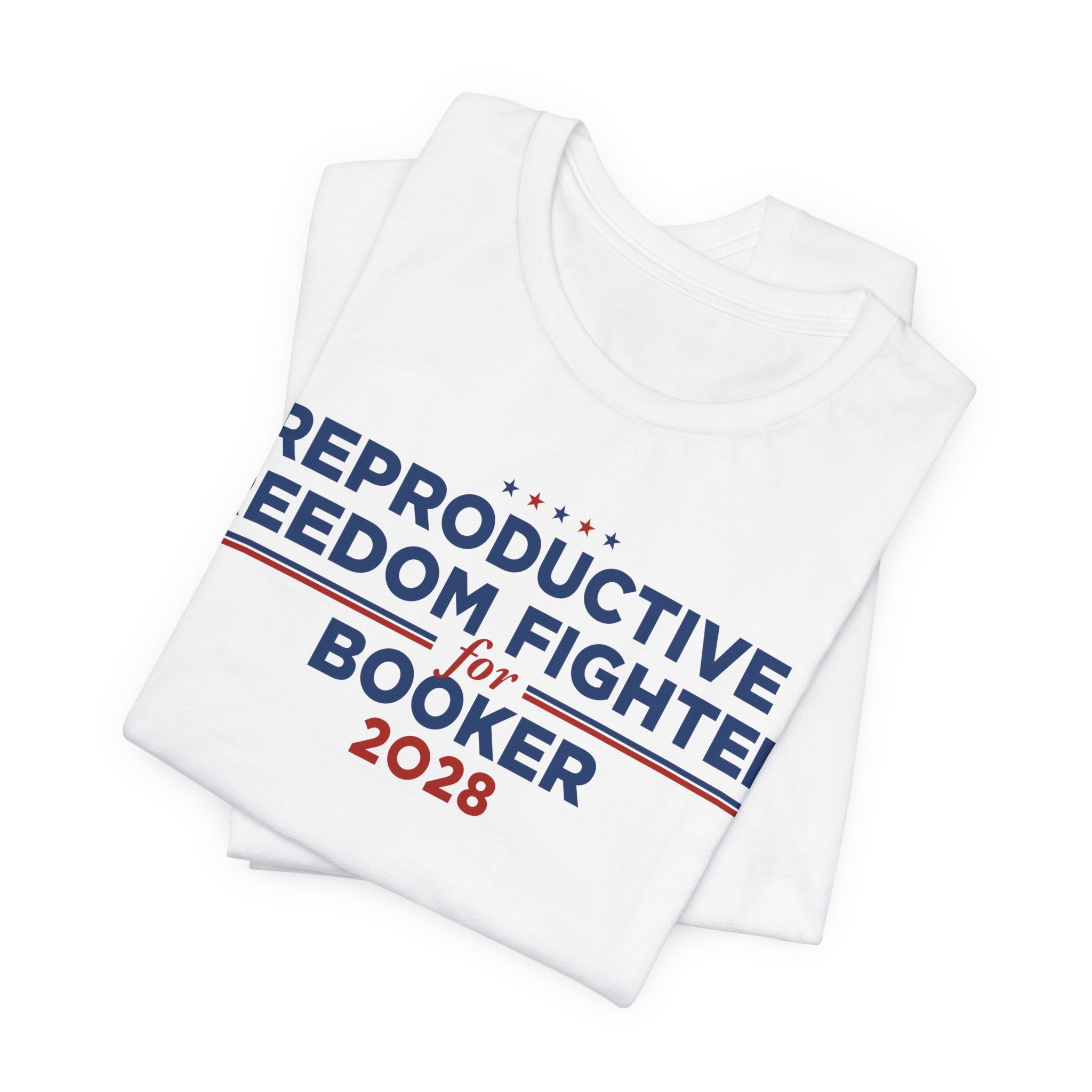 Reproductive Freedom Fighters for Cory Booker for President Campaign T-Shirt 2028