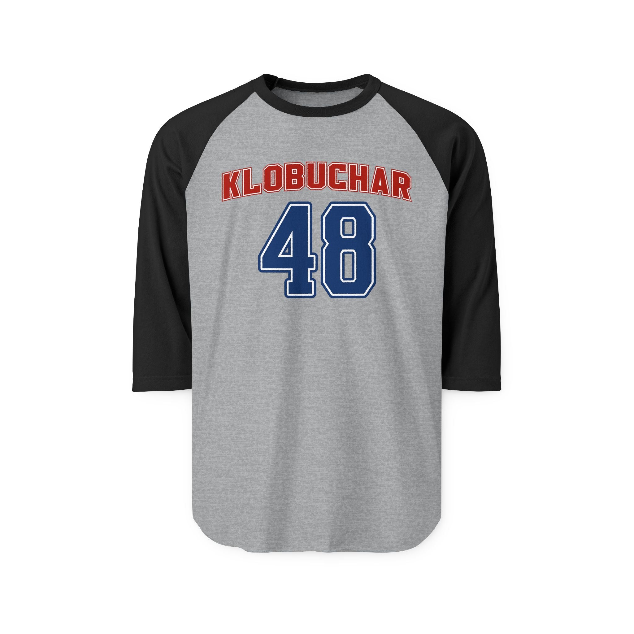 Team Amy Klobuchar - 48th President Vintage Varsity Baseball T-Shirt