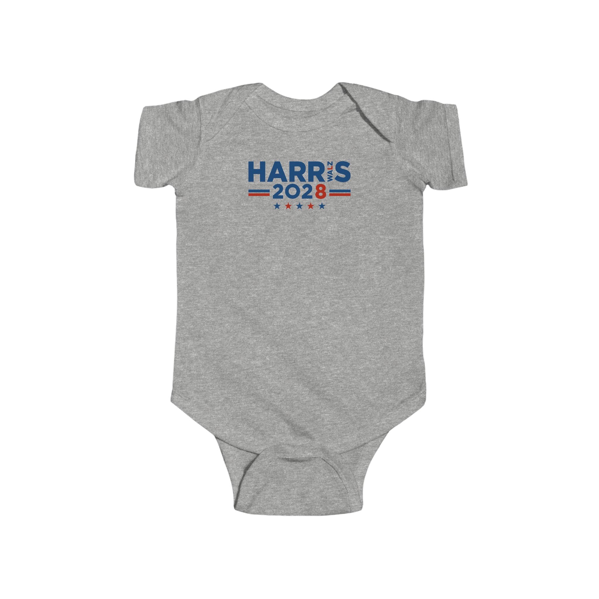 Infant Kamala Harris Tim Walz 2028 Campaign Onesie (Youth Political Pride)