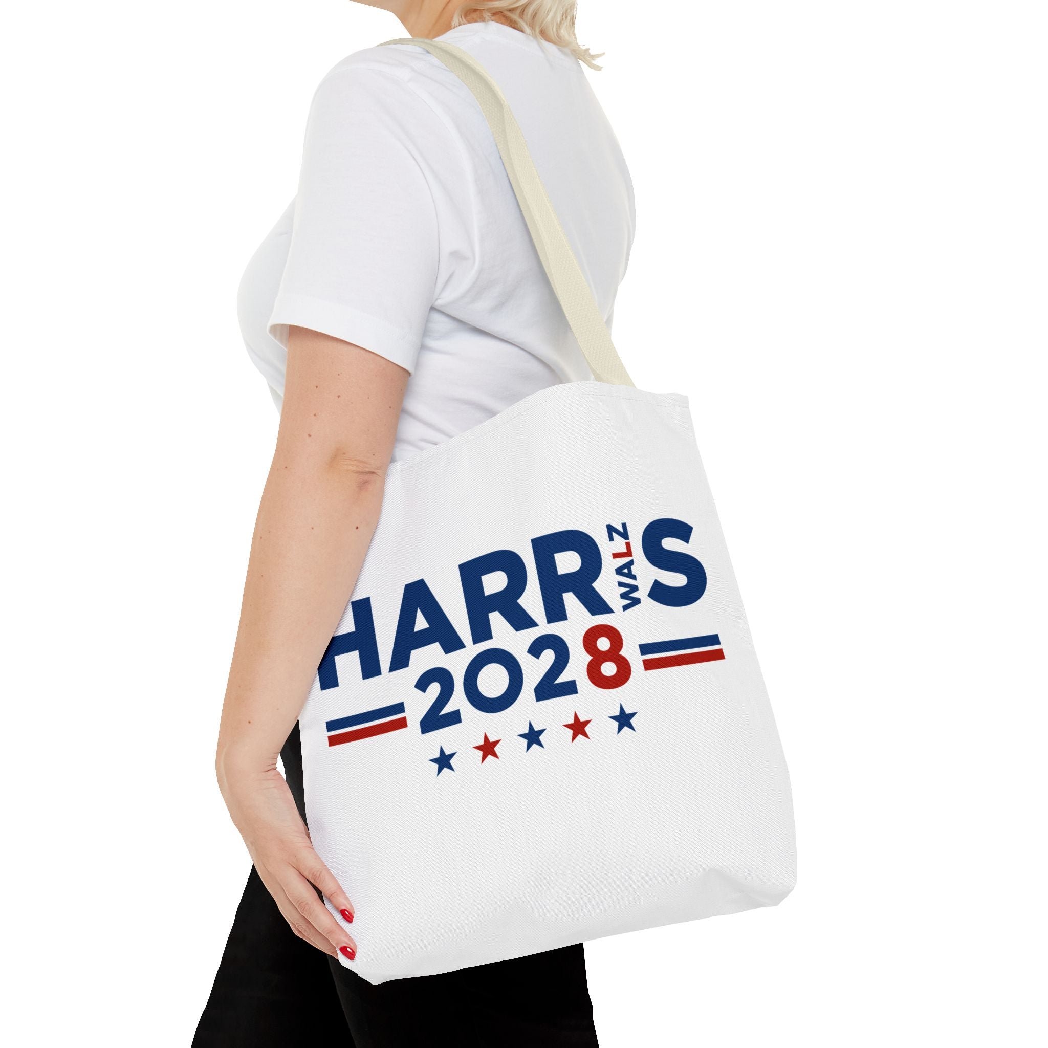 Kamala Harris Tim Walz 2028 Campaign Tote Bag – Political Election Support Grocery/Everyday Tote