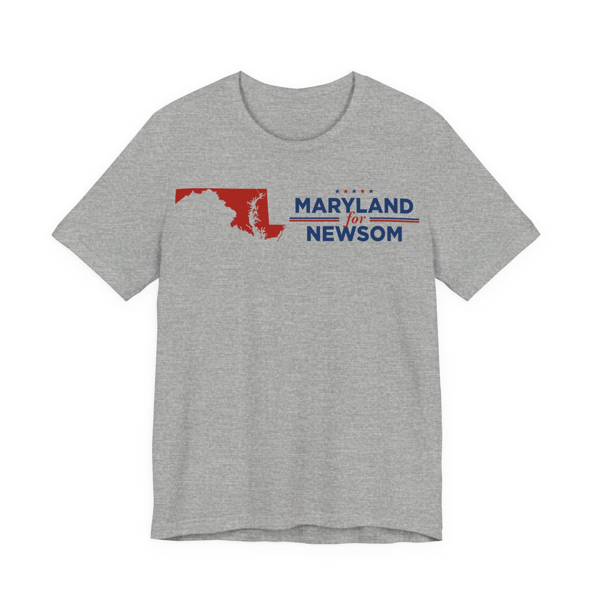Maryland for Gavin Newsom for President Campaign T-Shirt 2028