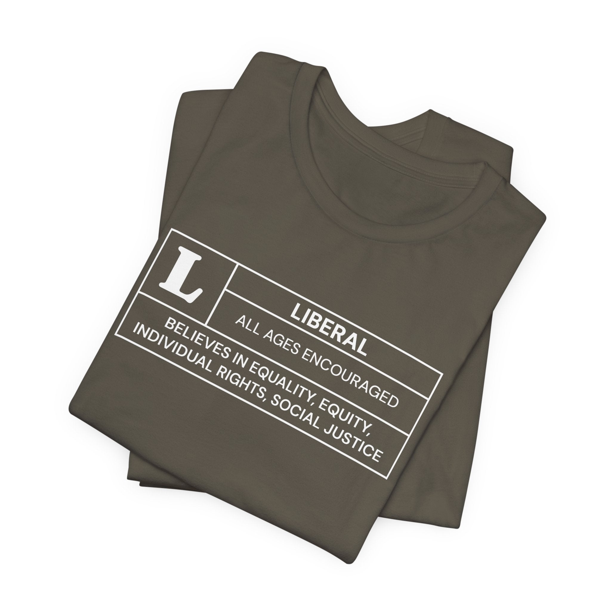 Funny Liberal Ratings Unisex Jersey Short Sleeve T-Shirt