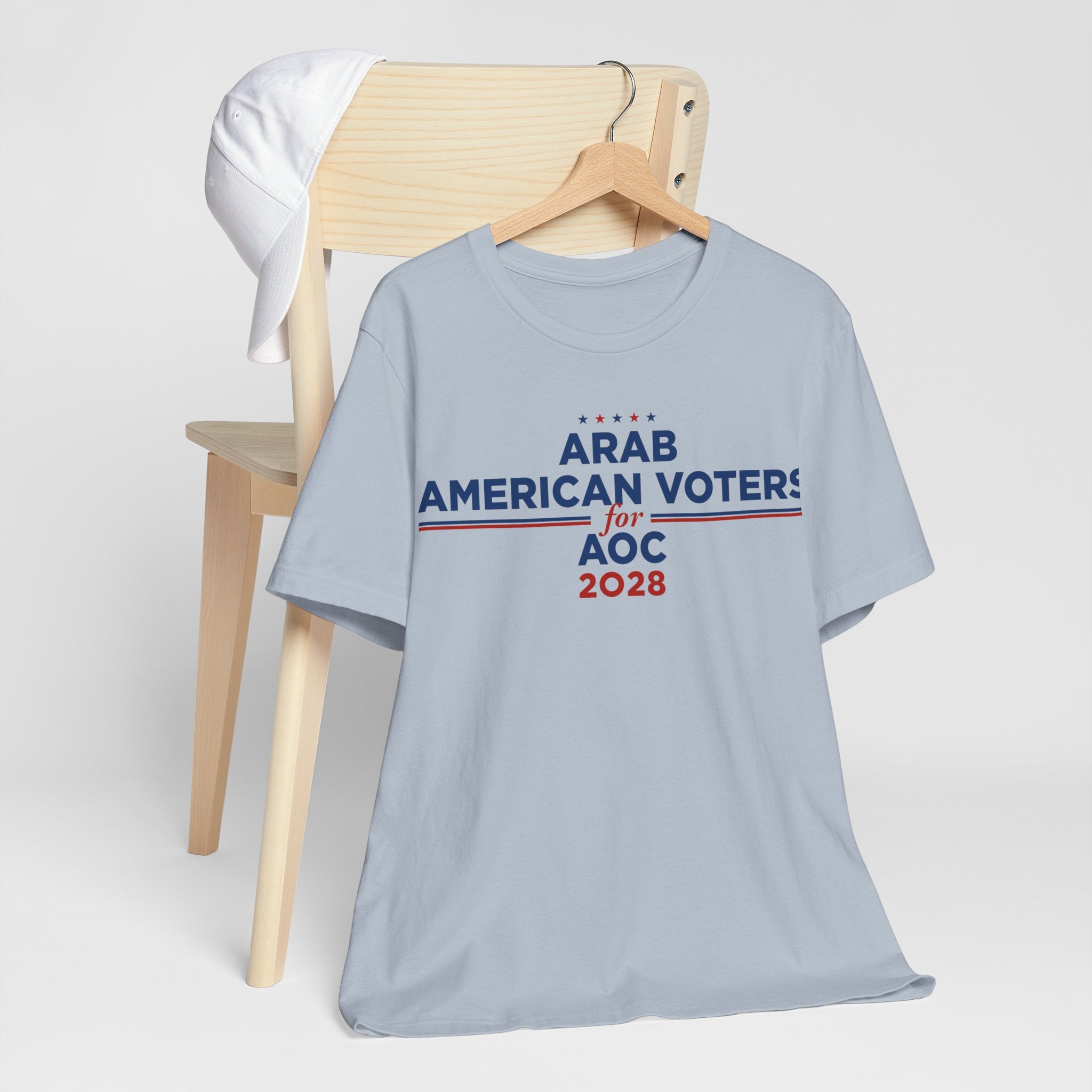 Arab American Voters for AOC for President Campaign T-Shirt 2028