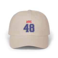 Team AOC for 48th President Embroidered Vintage Dad Hat