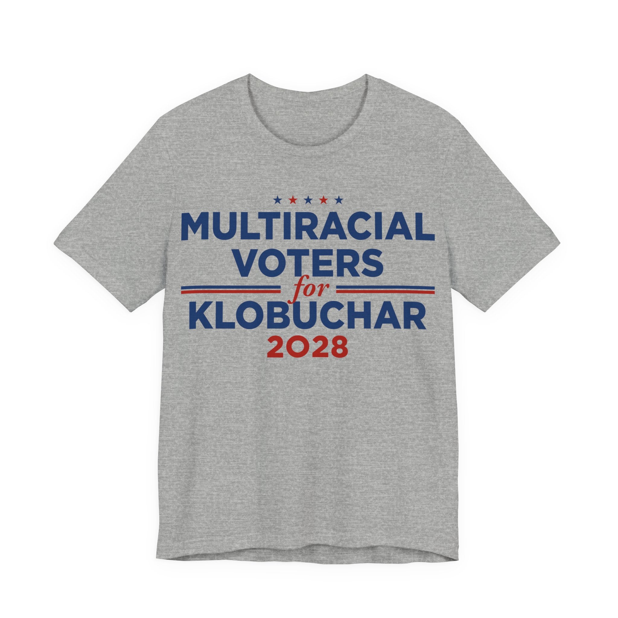 Multiracial Voters for Amy Klobuchar for President Campaign T-Shirt 2028