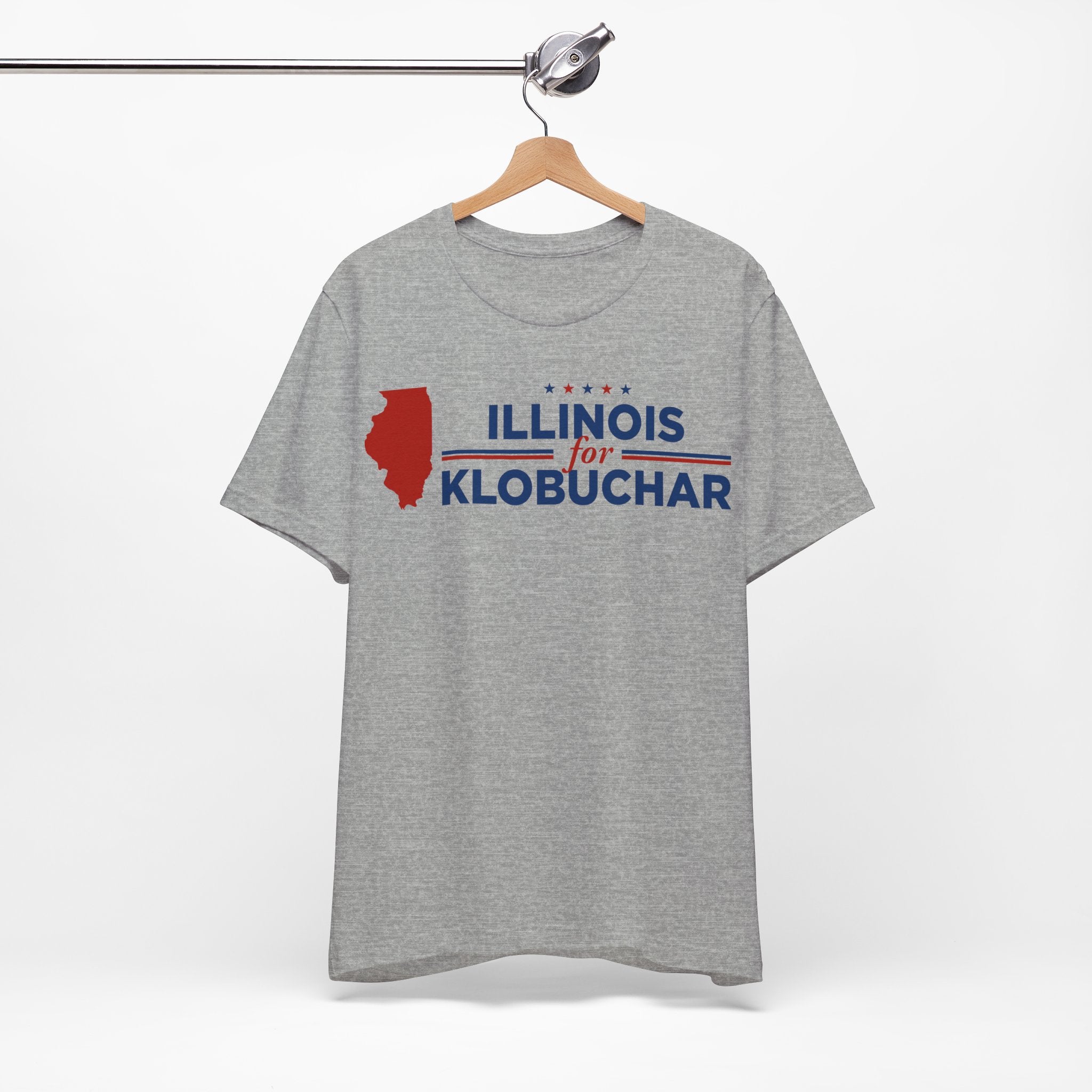 Illinois for Amy Klobuchar for President Campaign T-Shirt 2028