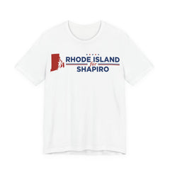 Rhode Island for Josh Shapiro for President Campaign T-Shirt 2028