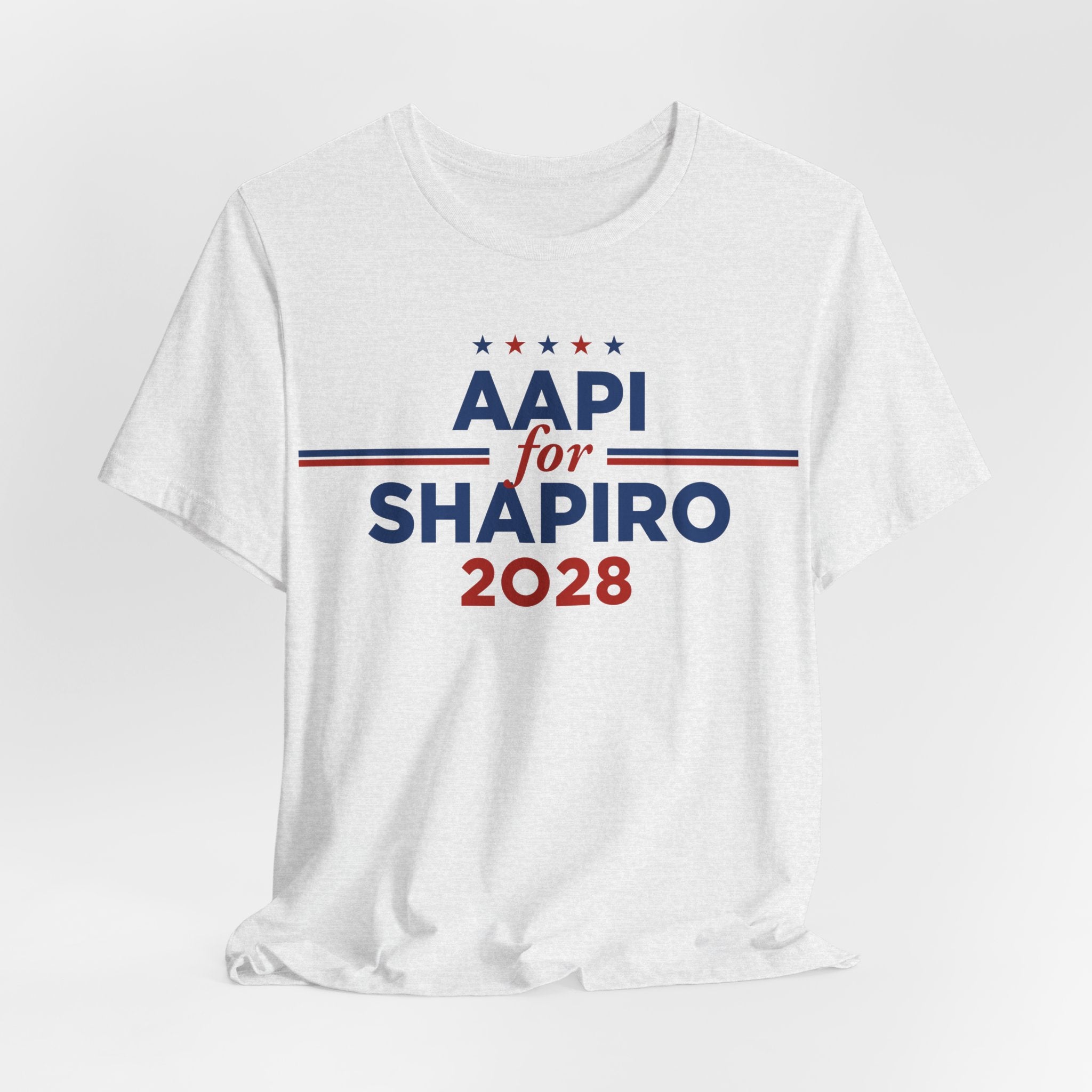 AAPI Asian American and Pacific Islander for Josh Shapiro Campaign T-Shirt for President 2028