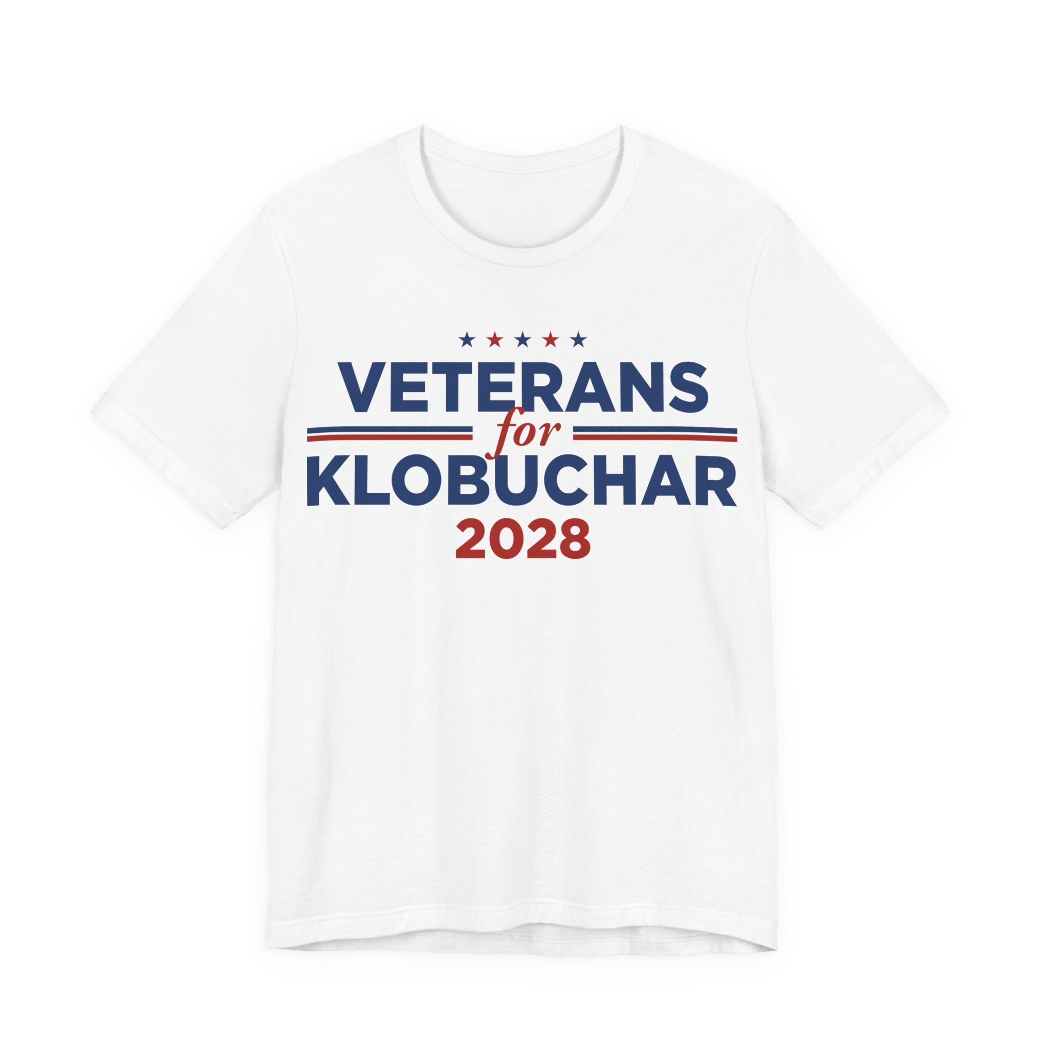 Veterans for Amy Klobuchar for President Campaign T-Shirt 2028