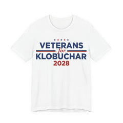 Veterans for Amy Klobuchar for President Campaign T-Shirt 2028