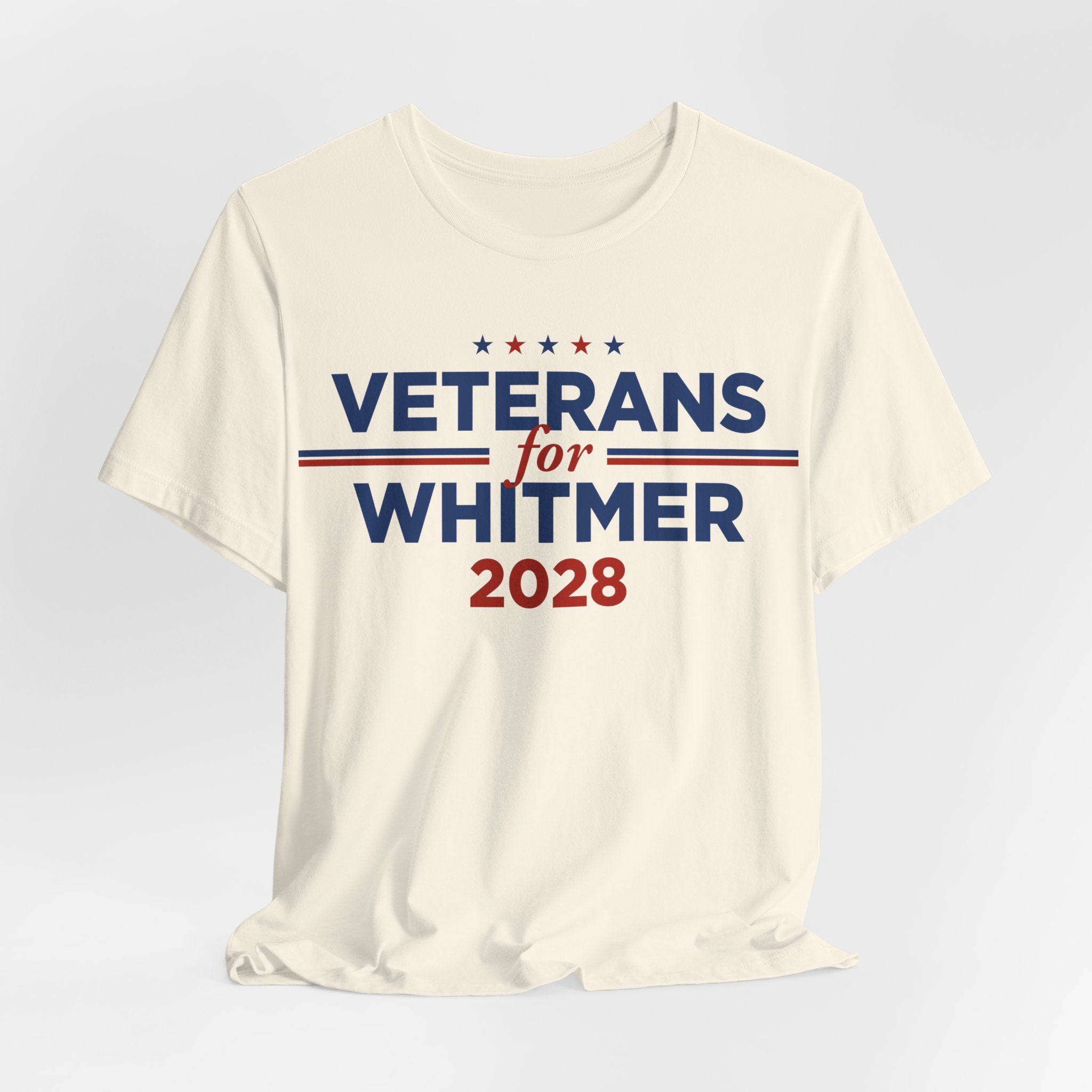 Veterans for Gretchen Whitmer for President Campaign T-Shirt 2028