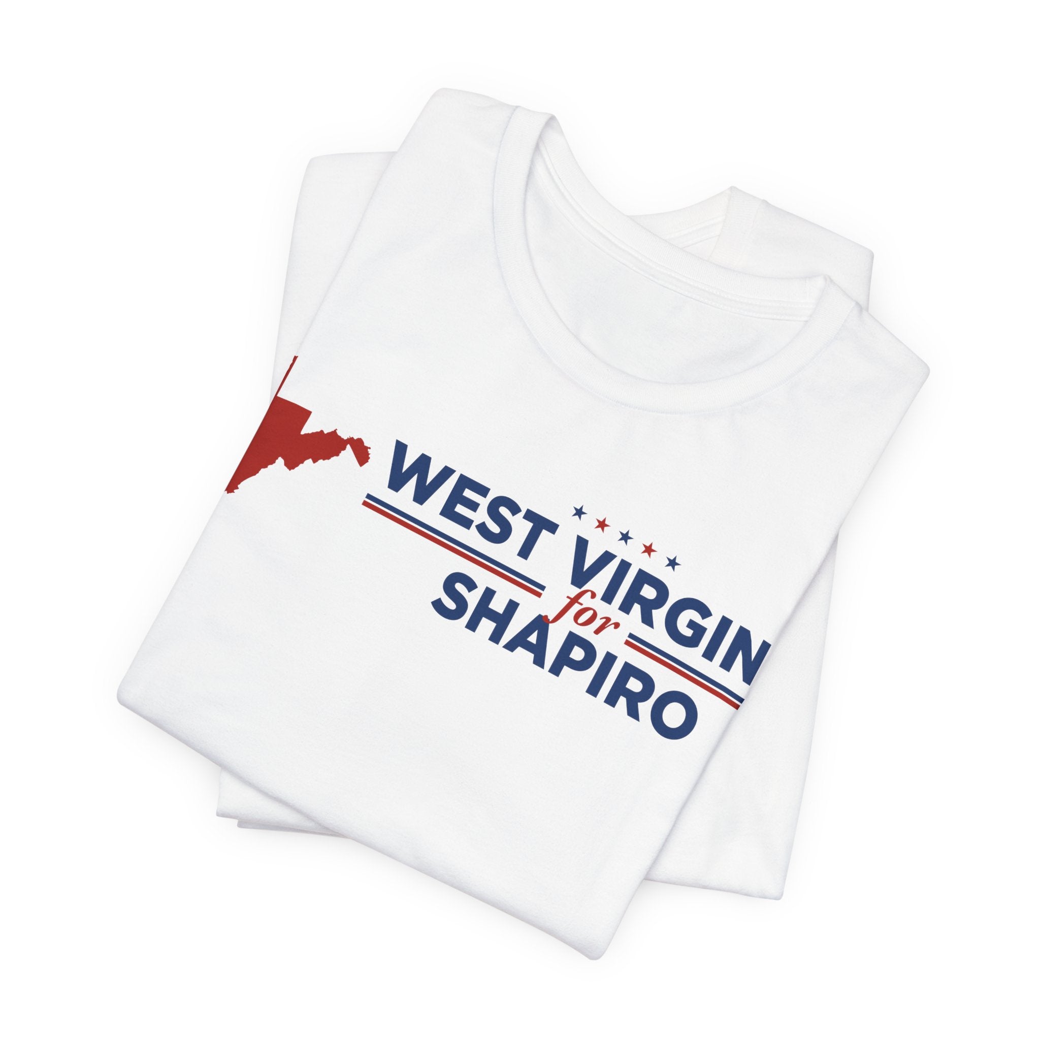 West Virginia for Josh Shapiro for President Campaign T-Shirt 2028