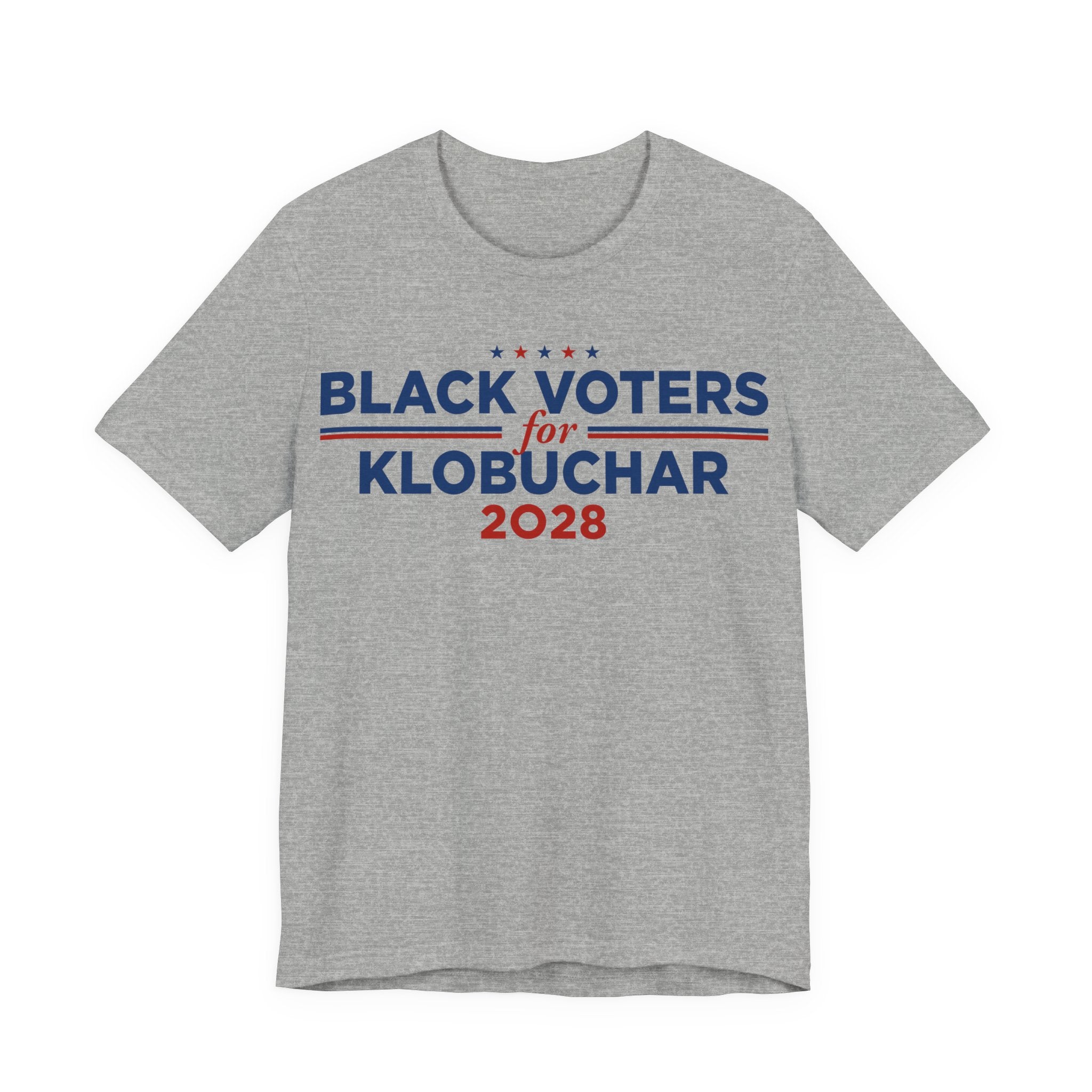 Black Voters for Amy Klobuchar Campaign T-Shirt for President 2028