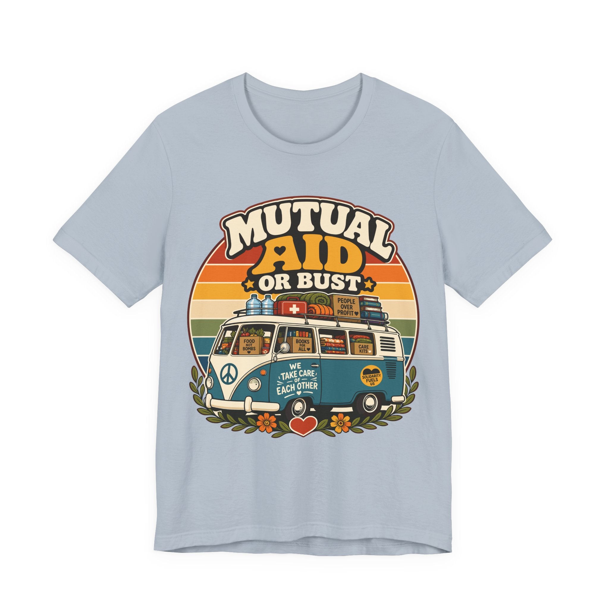 Community Care Caravan T-Shirt | Mutual Aid Progressive Graphic Tee