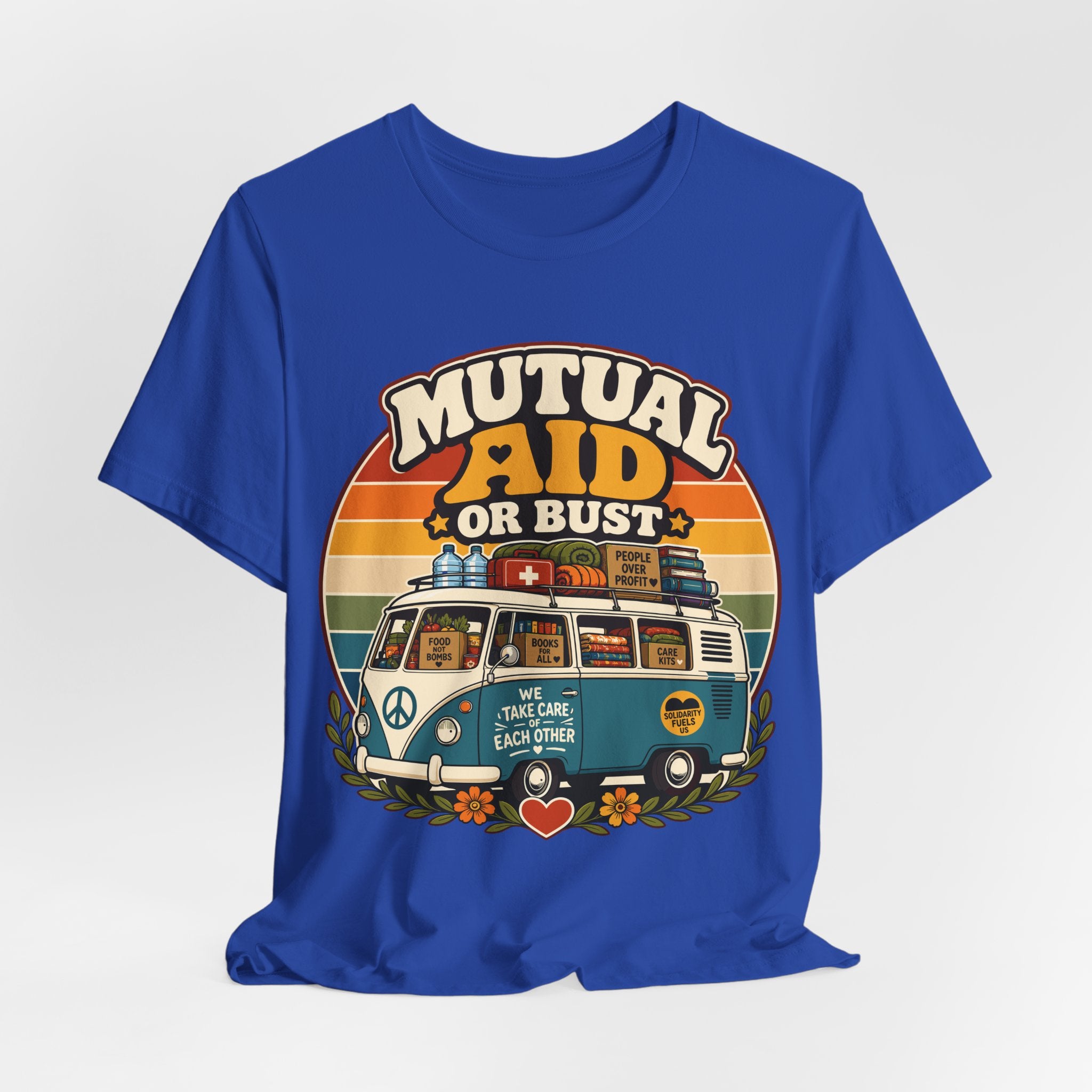 Community Care Caravan T-Shirt | Mutual Aid Progressive Graphic Tee