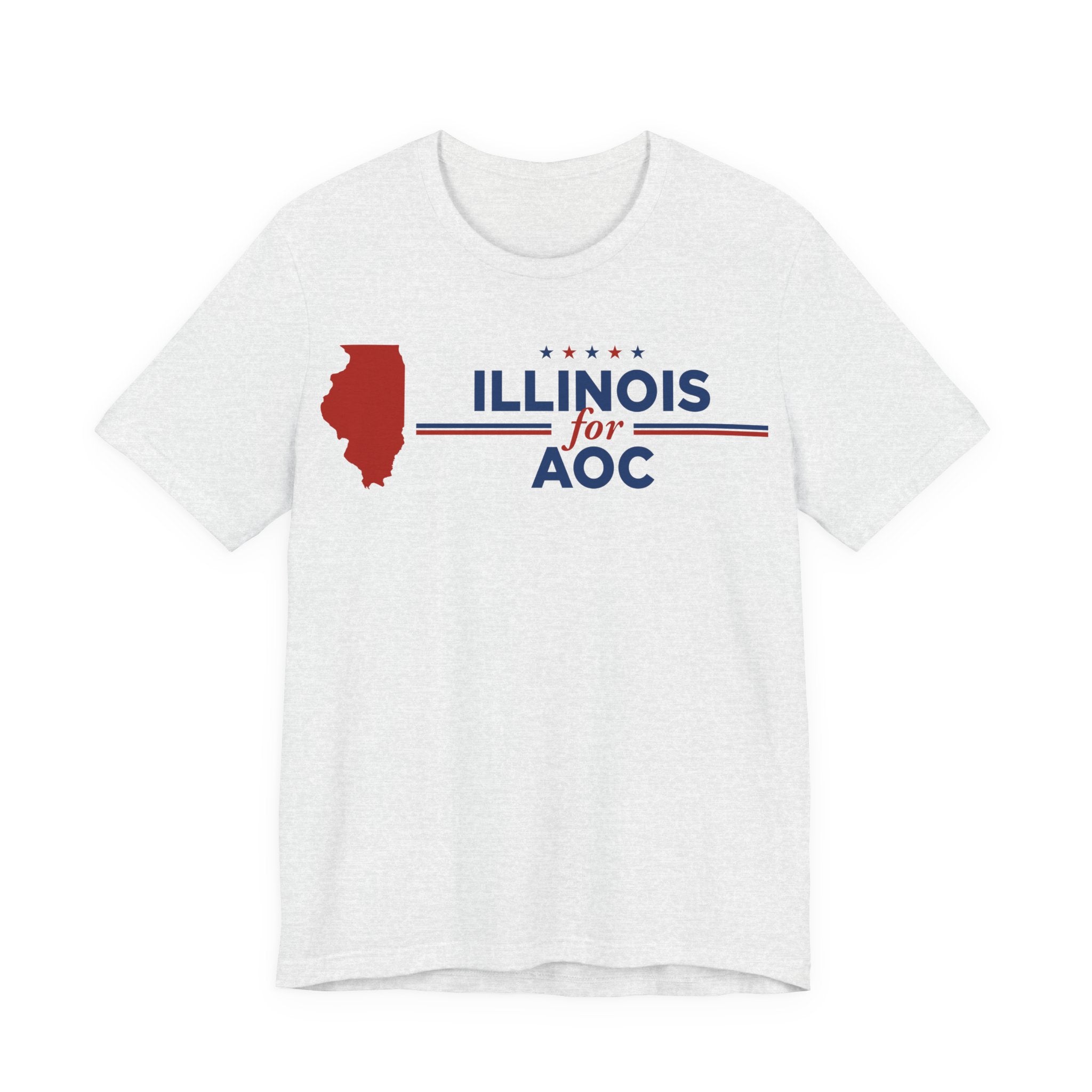 Illinois for AOC for President Campaign T-Shirt 2028