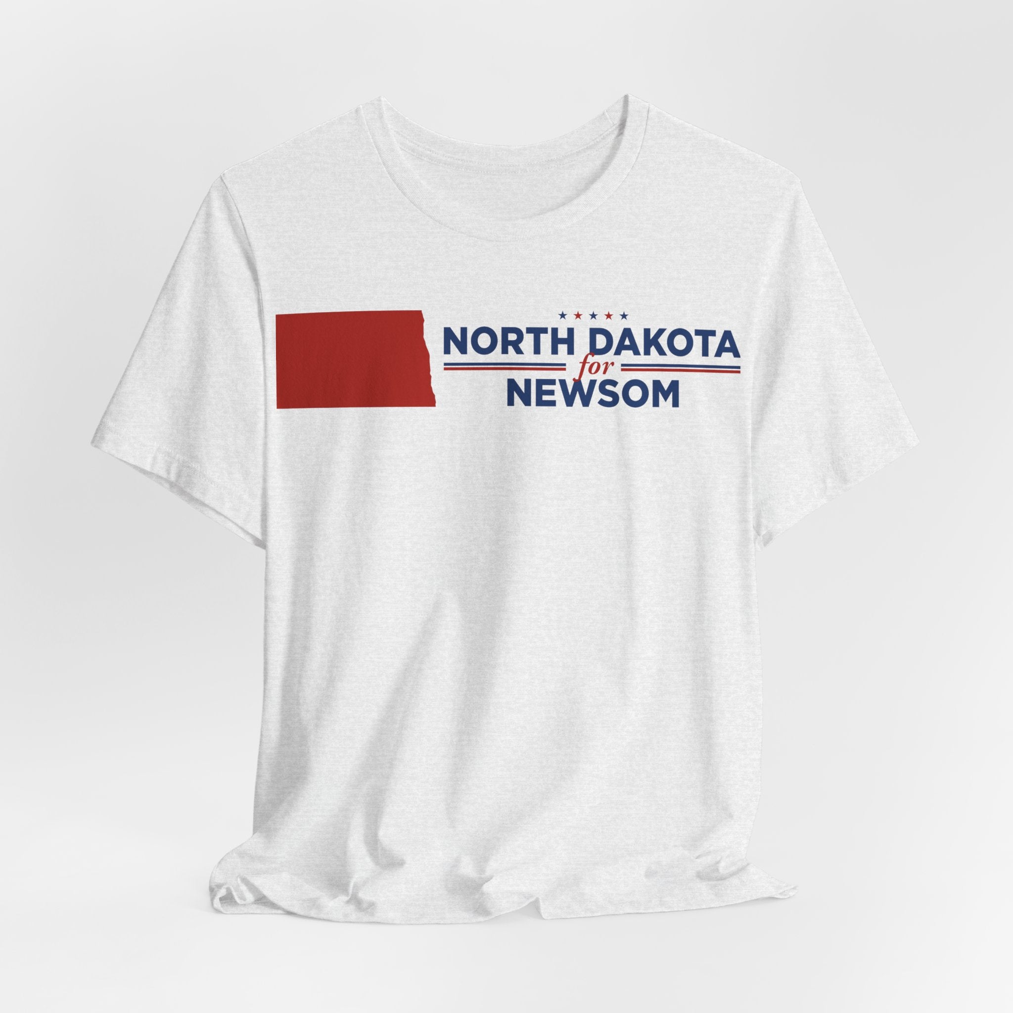 North Dakota for Gavin Newsom for President Campaign T-Shirt 2028