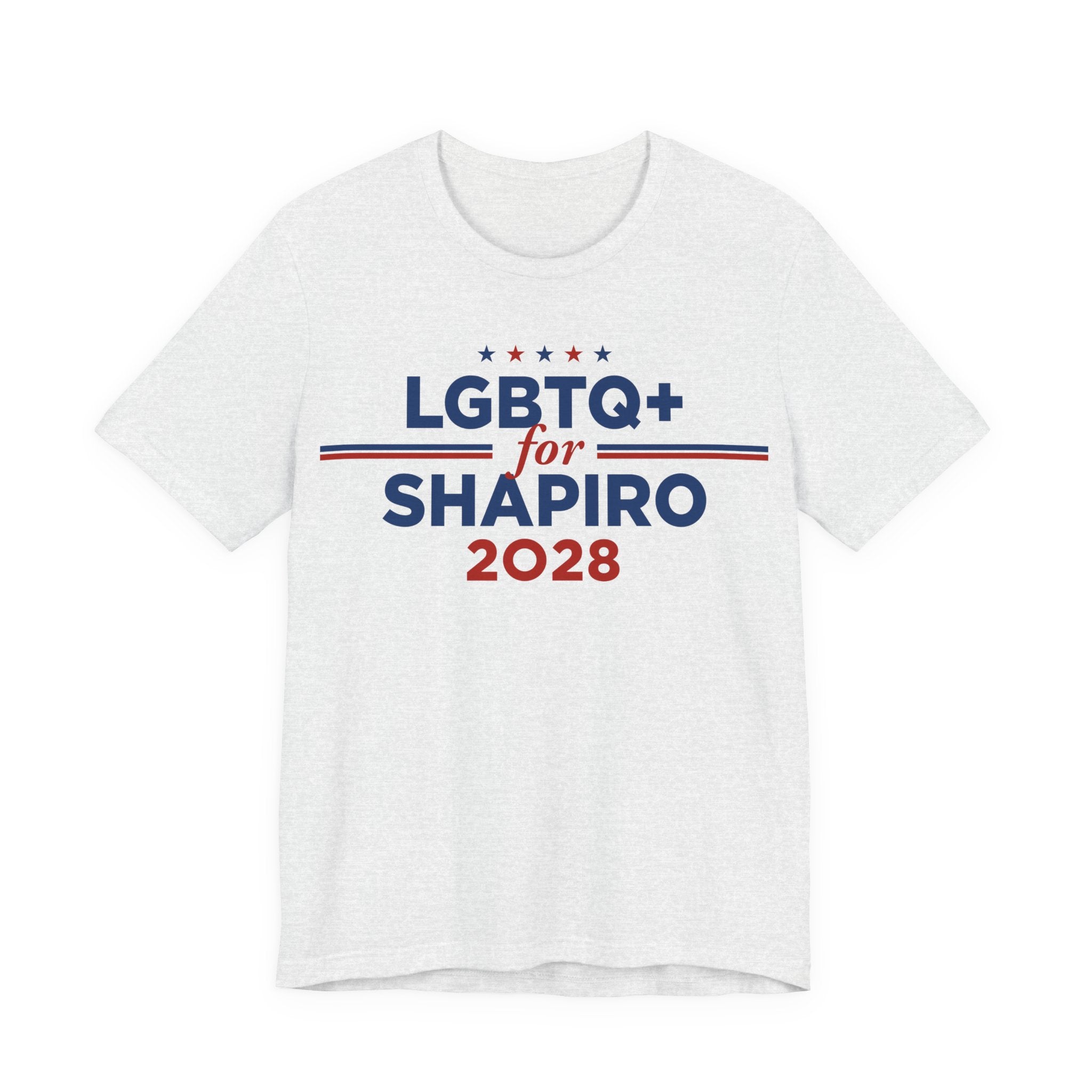LGBTQ+ for Josh Shapiro for President Campaign T-Shirt 2028