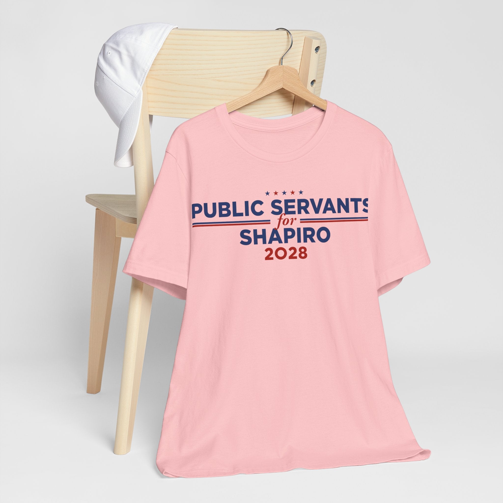 Public Servants for Josh Shapiro for President Campaign T-Shirt 2028