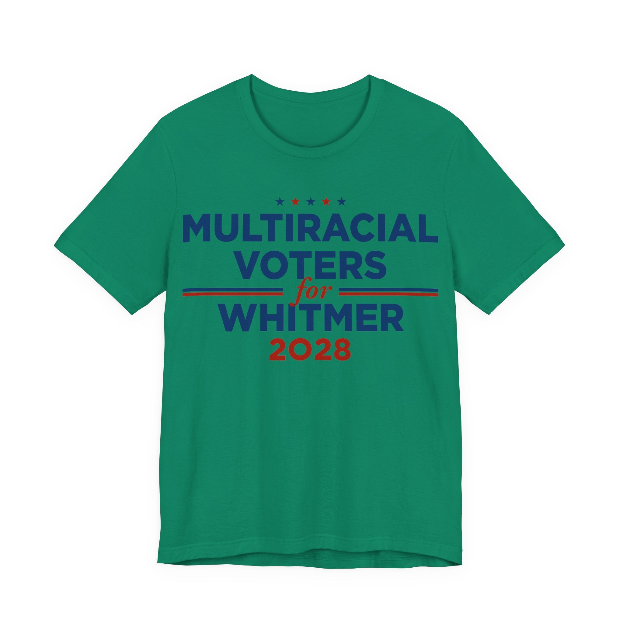 Multiracial Voters for Gretchen Whitmer for President Campaign T-Shirt 2028