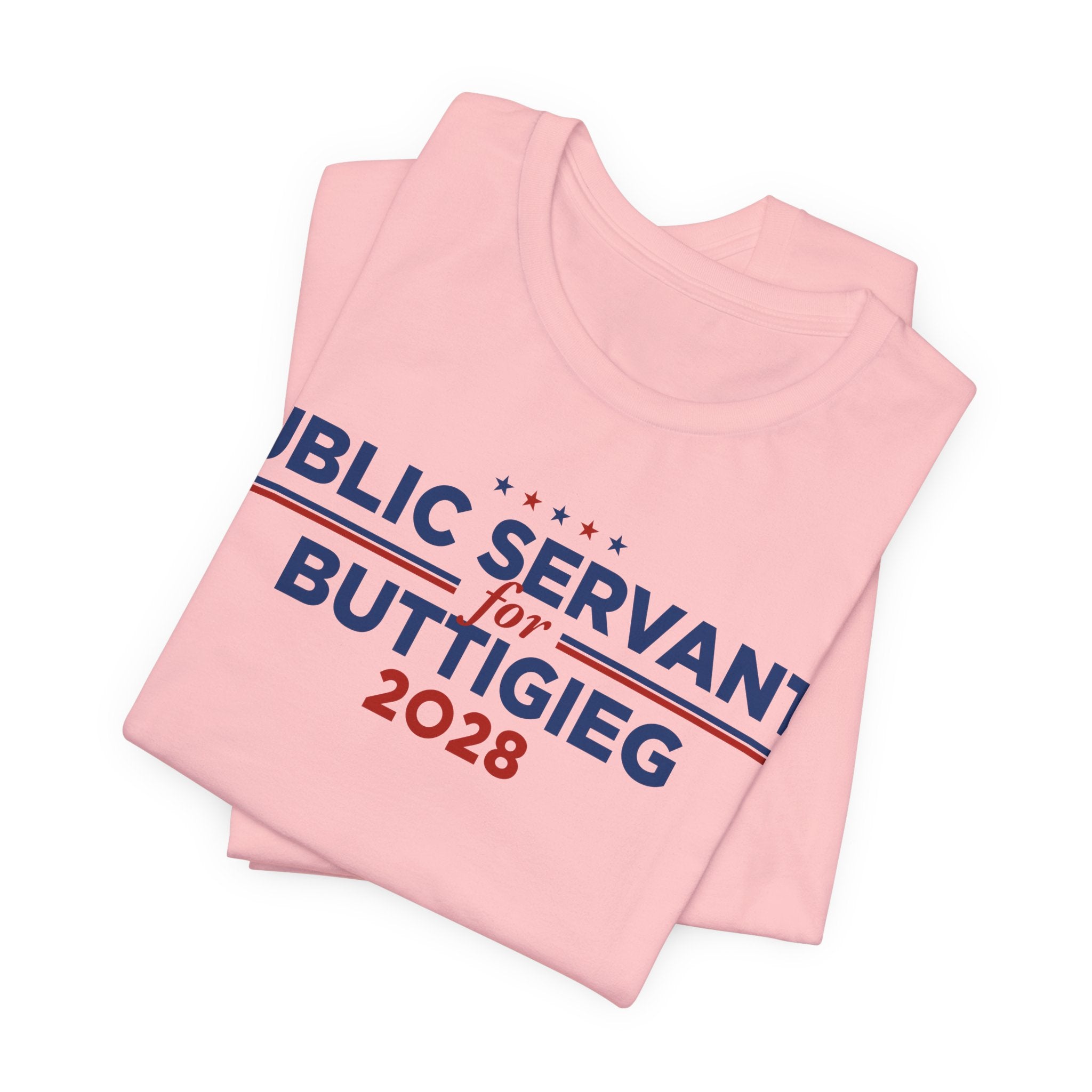 Public Servants for Pete Buttigieg for President Campaign T-Shirt 2028