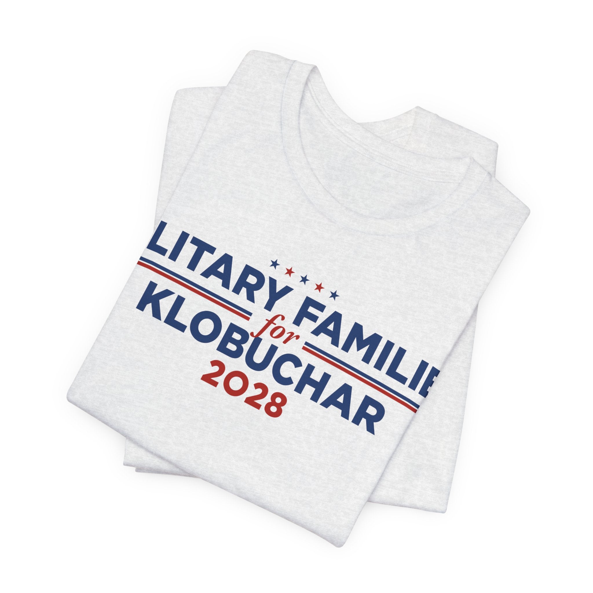 Military Families for Amy Klobuchar for President Campaign T-Shirt 2028