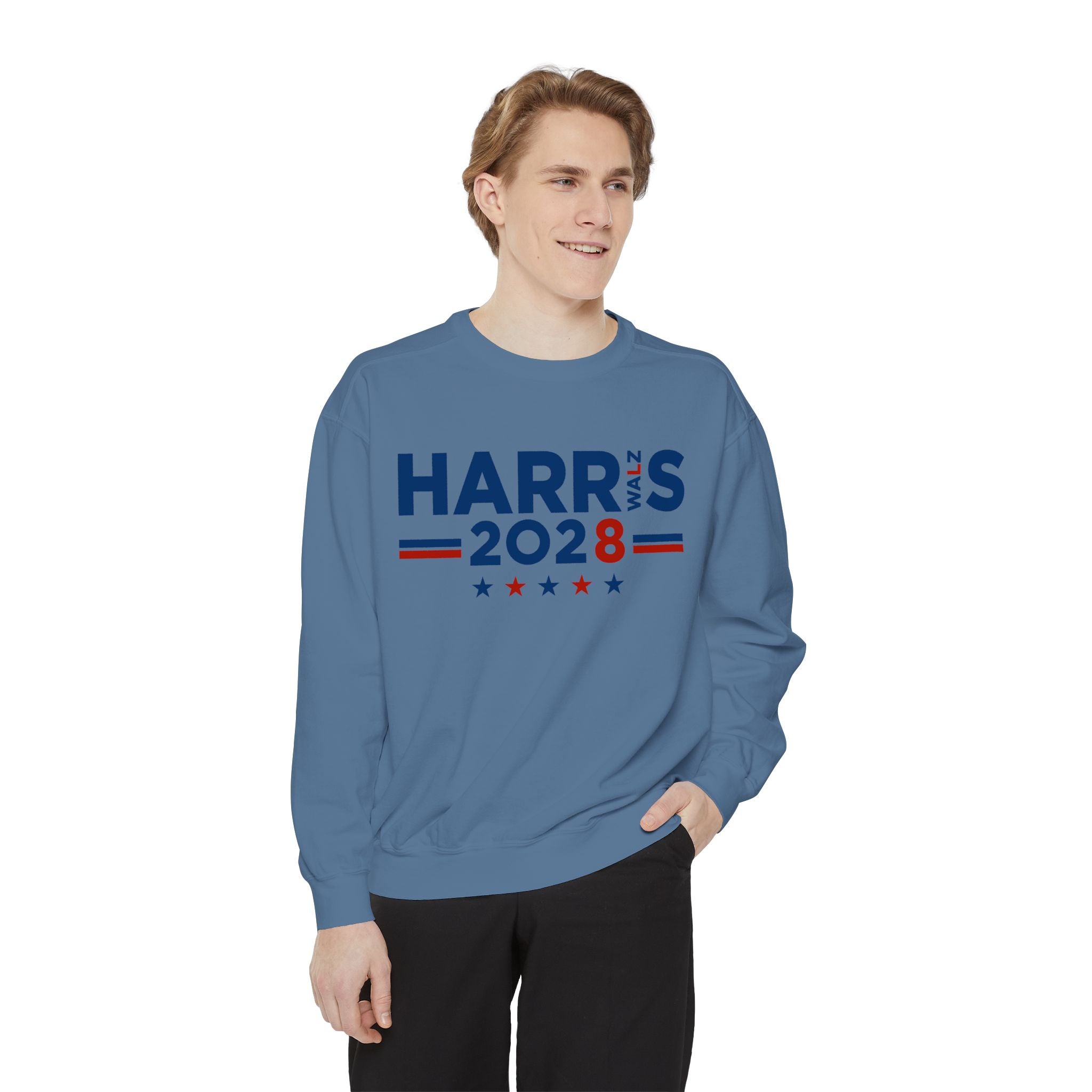 Premium Kamala Harris Tim Walz 2028 Sweatshirt — Presidential Campaign Crewneck