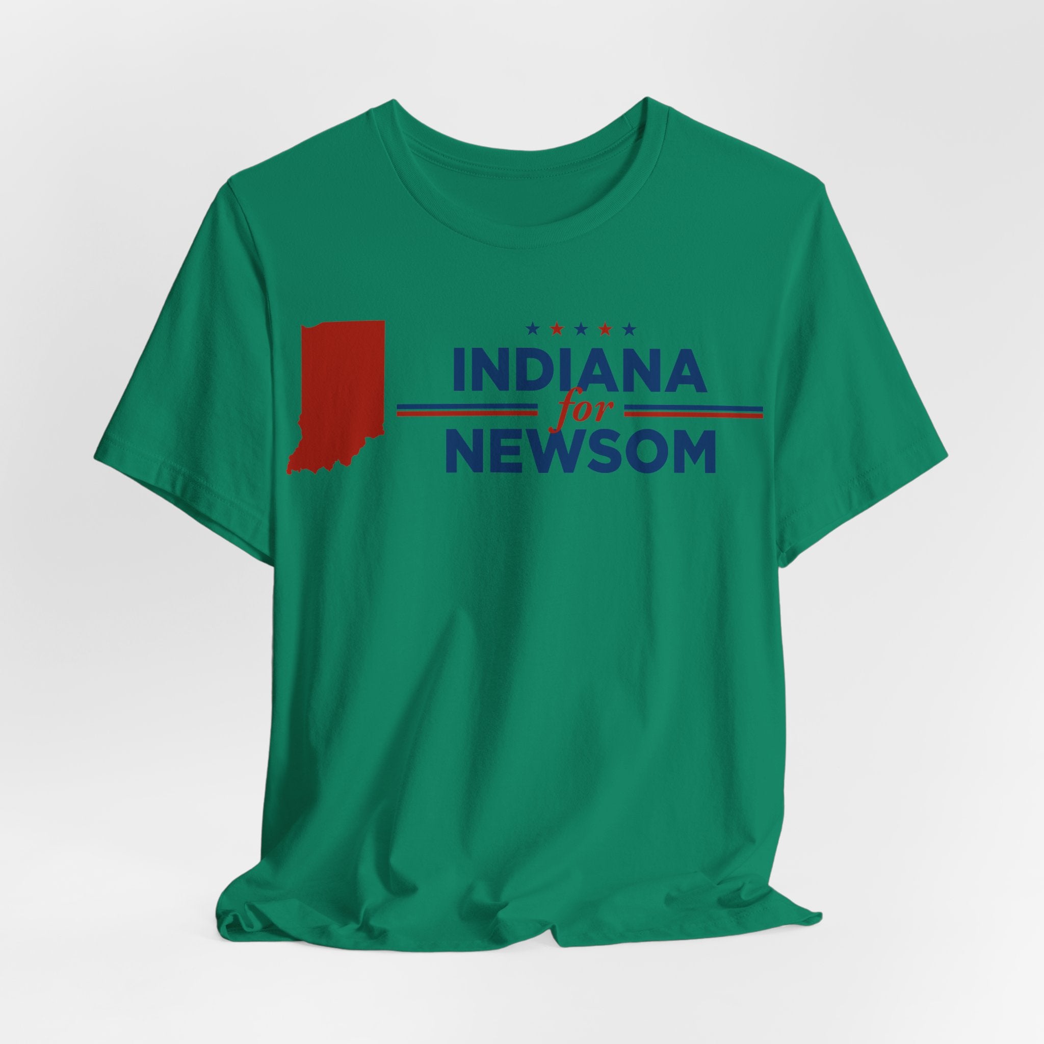 Indiana for Gavin Newsom for President Campaign T-Shirt 2028