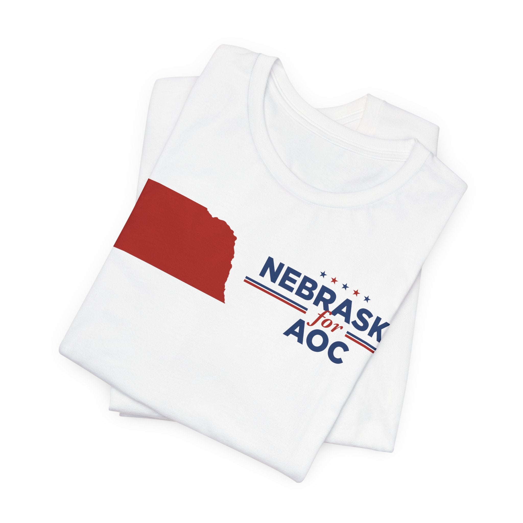 Nebraska for AOC for President Campaign T-Shirt 2028