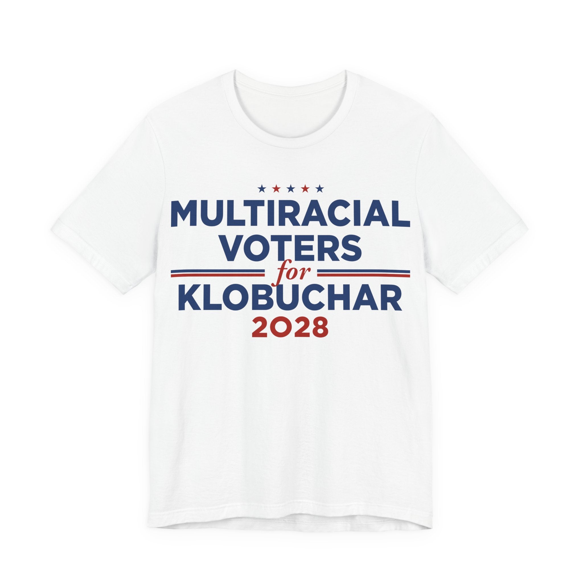 Multiracial Voters for Amy Klobuchar for President Campaign T-Shirt 2028