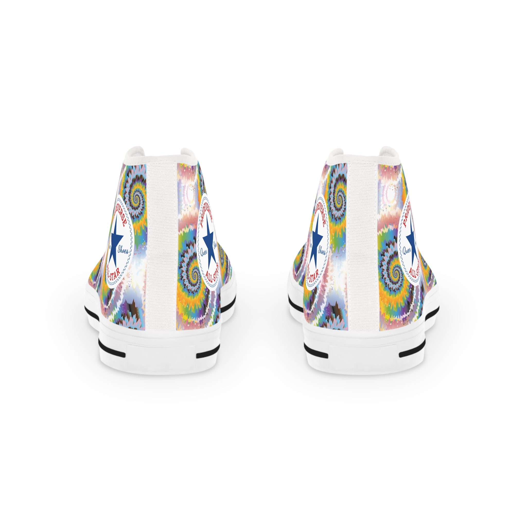 Progress Pride Tye Die Prideverse Men's High Top Sneakers