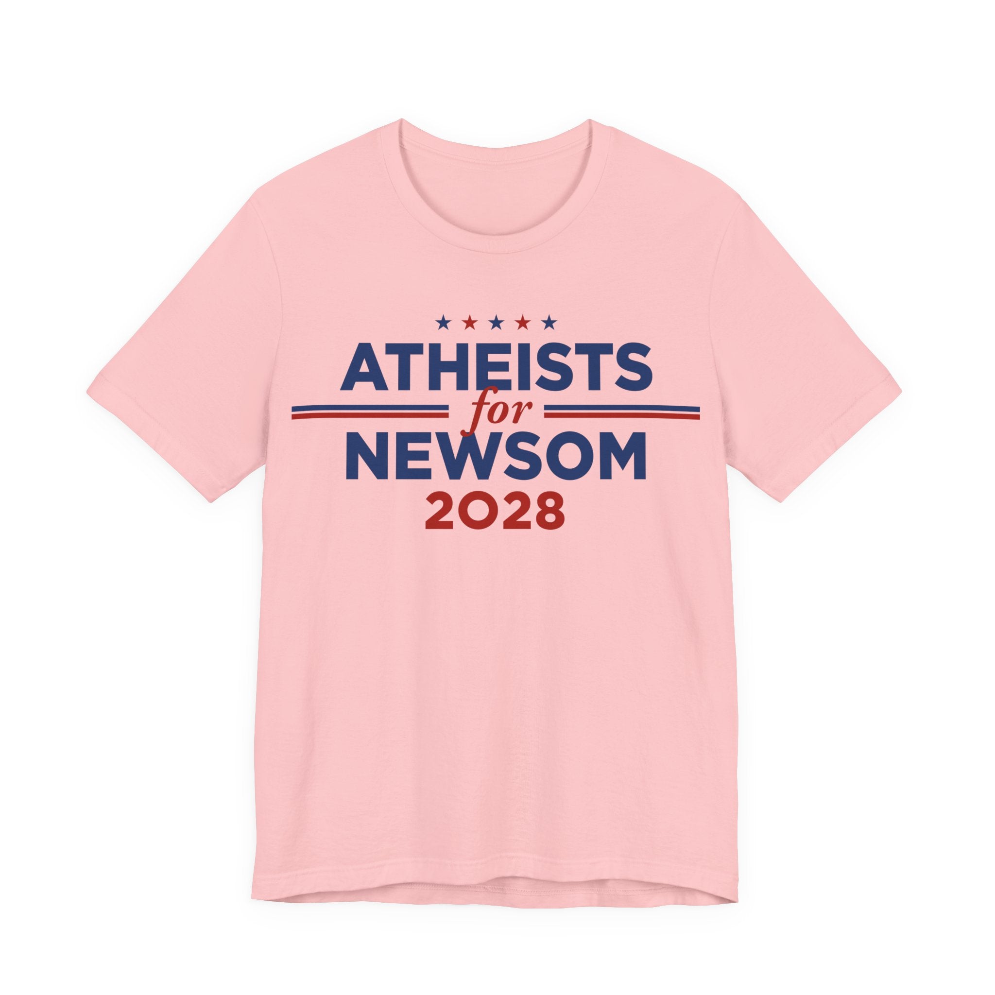 Atheists for Gavin Newsom for President Campaign T-Shirt 2028