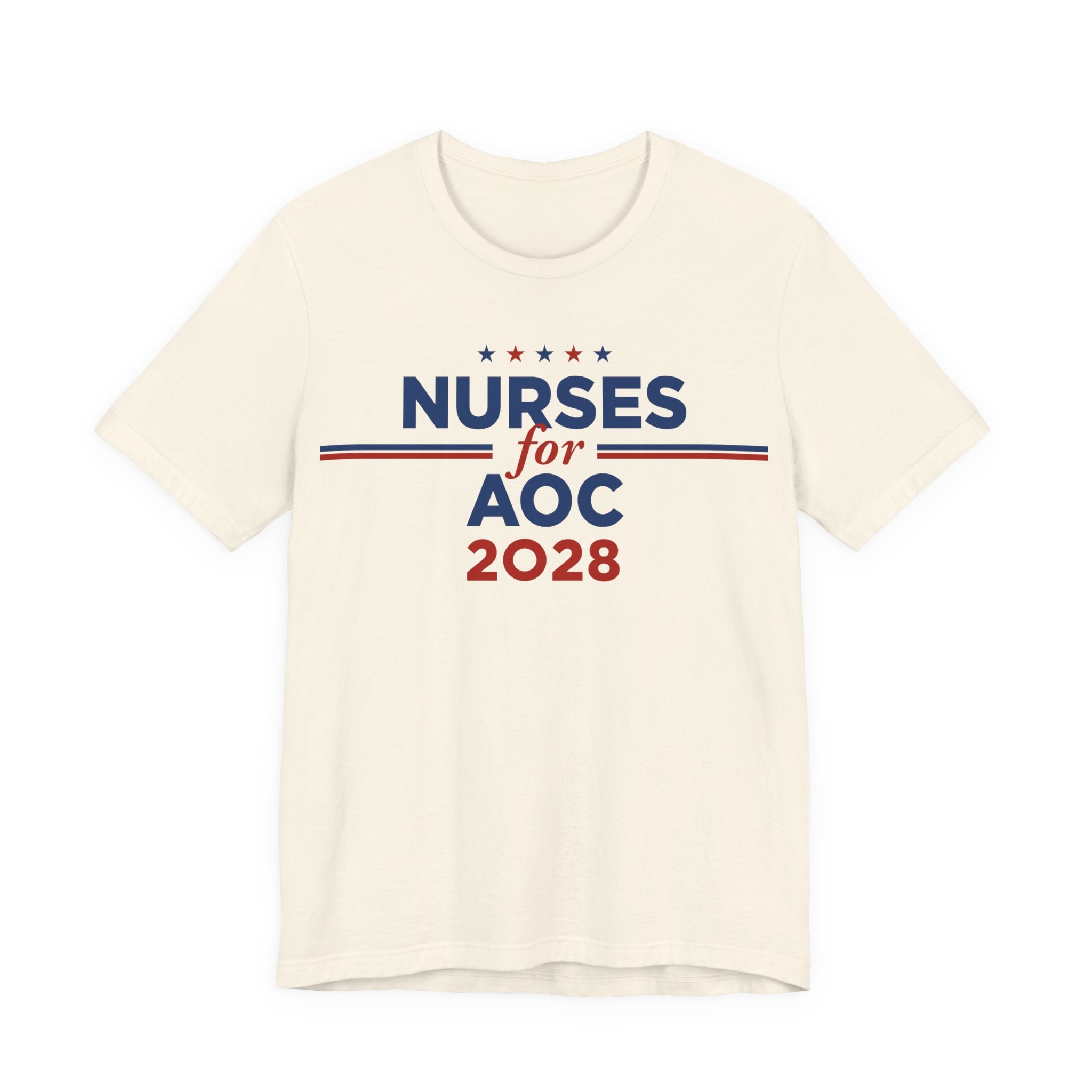 Nurses for AOC for President Campaign T-Shirt 2028