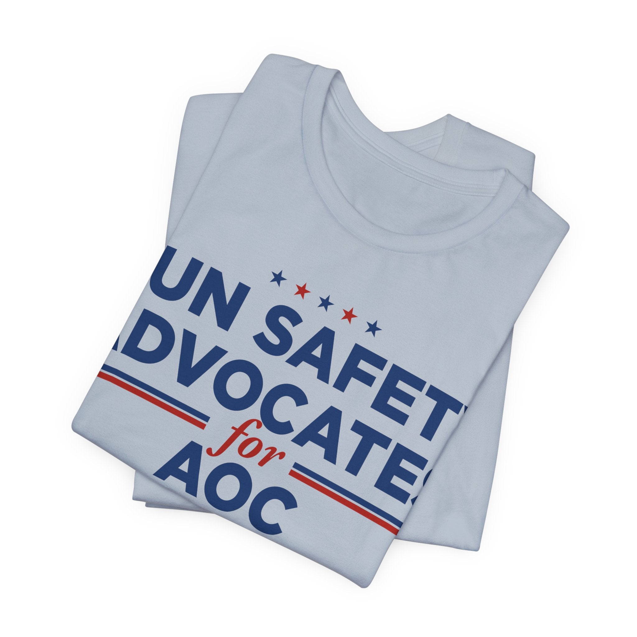 Gun Safety Advocates for AOC for President Campaign T-Shirt 2028