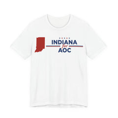 Indiana for AOC for President Campaign T-Shirt 2028