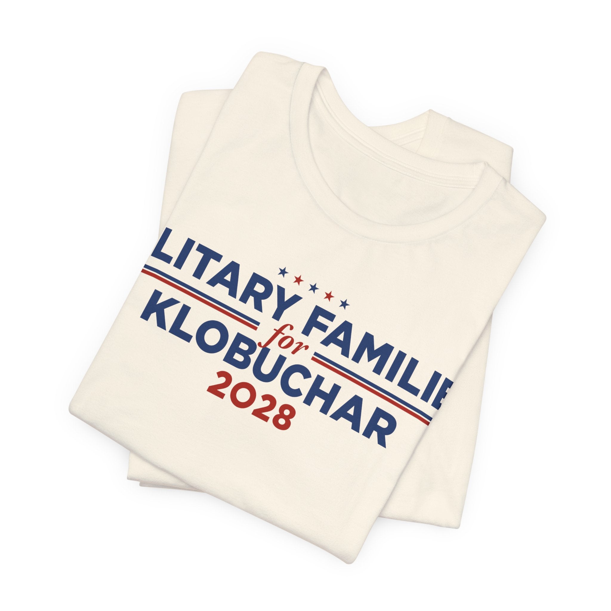 Military Families for Amy Klobuchar for President Campaign T-Shirt 2028