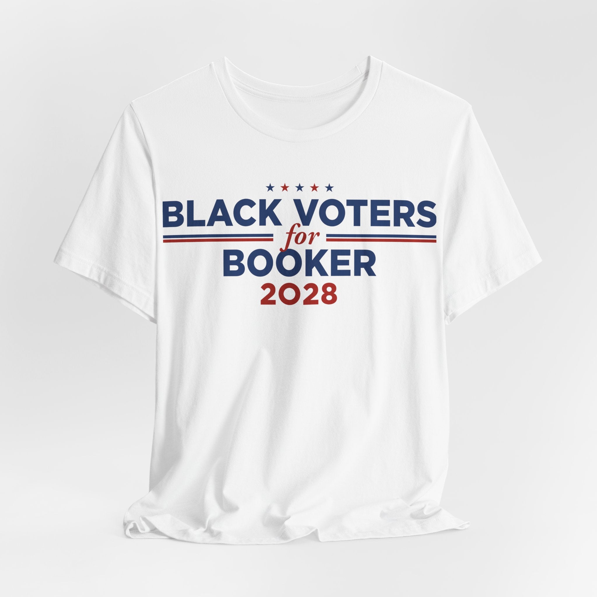 Black Voters for Cory Booker Campaign T-Shirt for President 2028