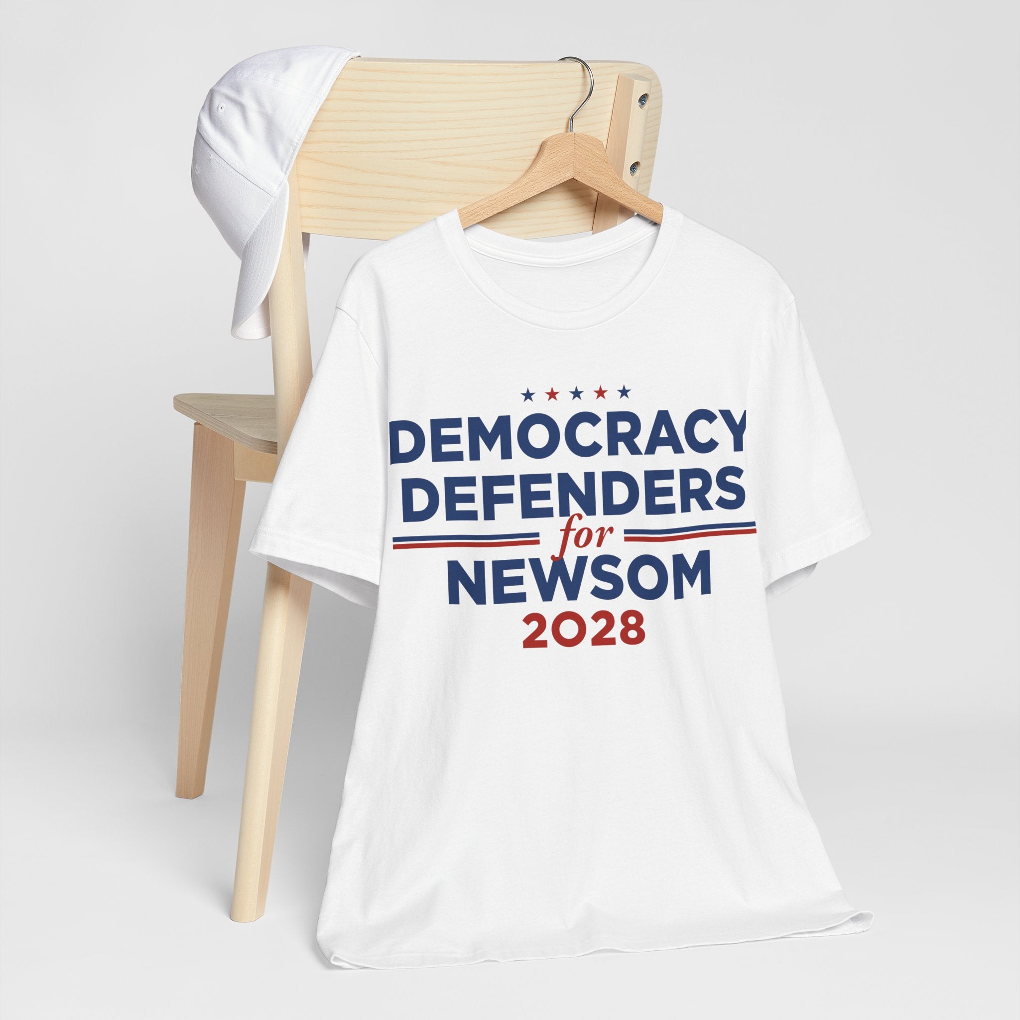 Democracy Defenders for Gavin Newsom for President Campaign T-Shirt 2028