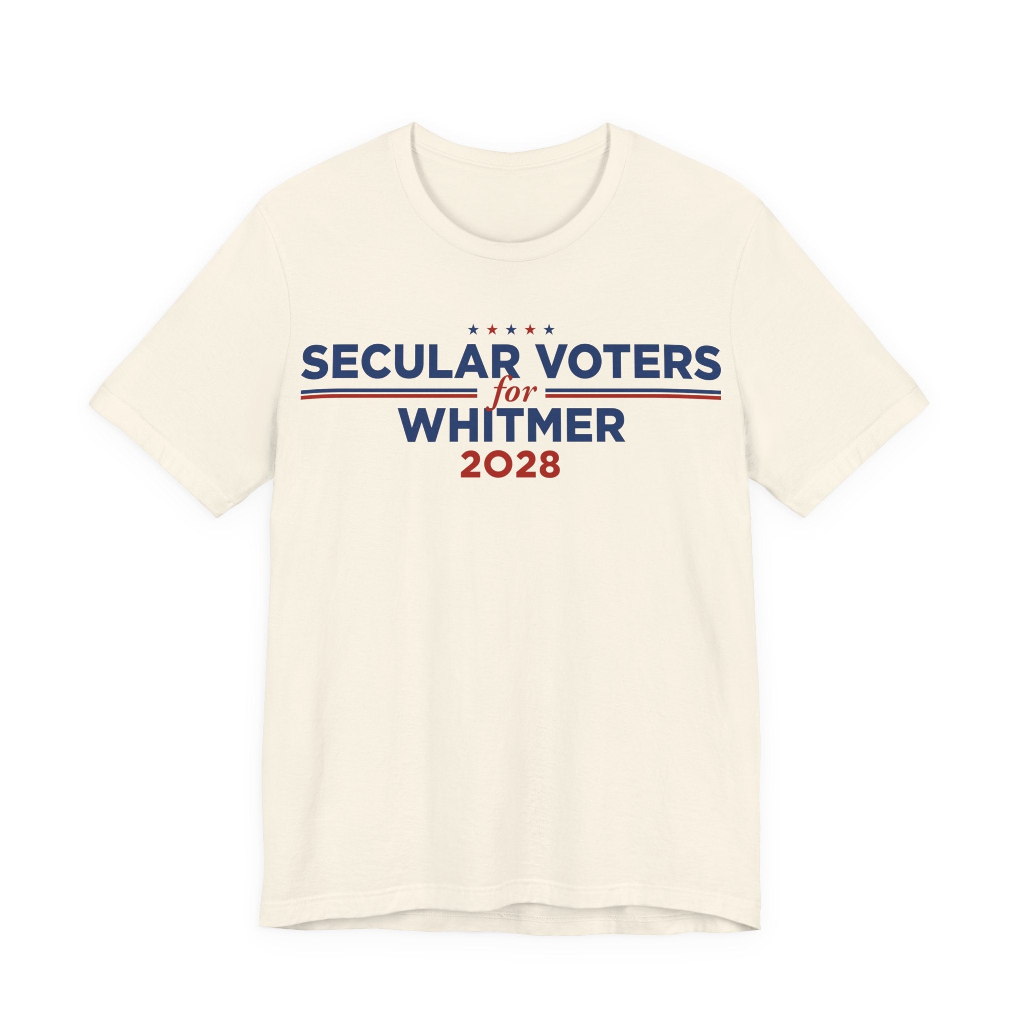 Secular Voters for Gretchen Whitmer for President Campaign T-Shirt 2028