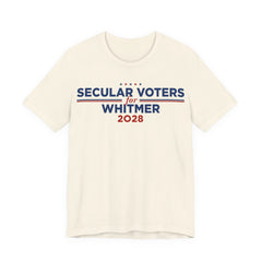 Secular Voters for Gretchen Whitmer for President Campaign T-Shirt 2028